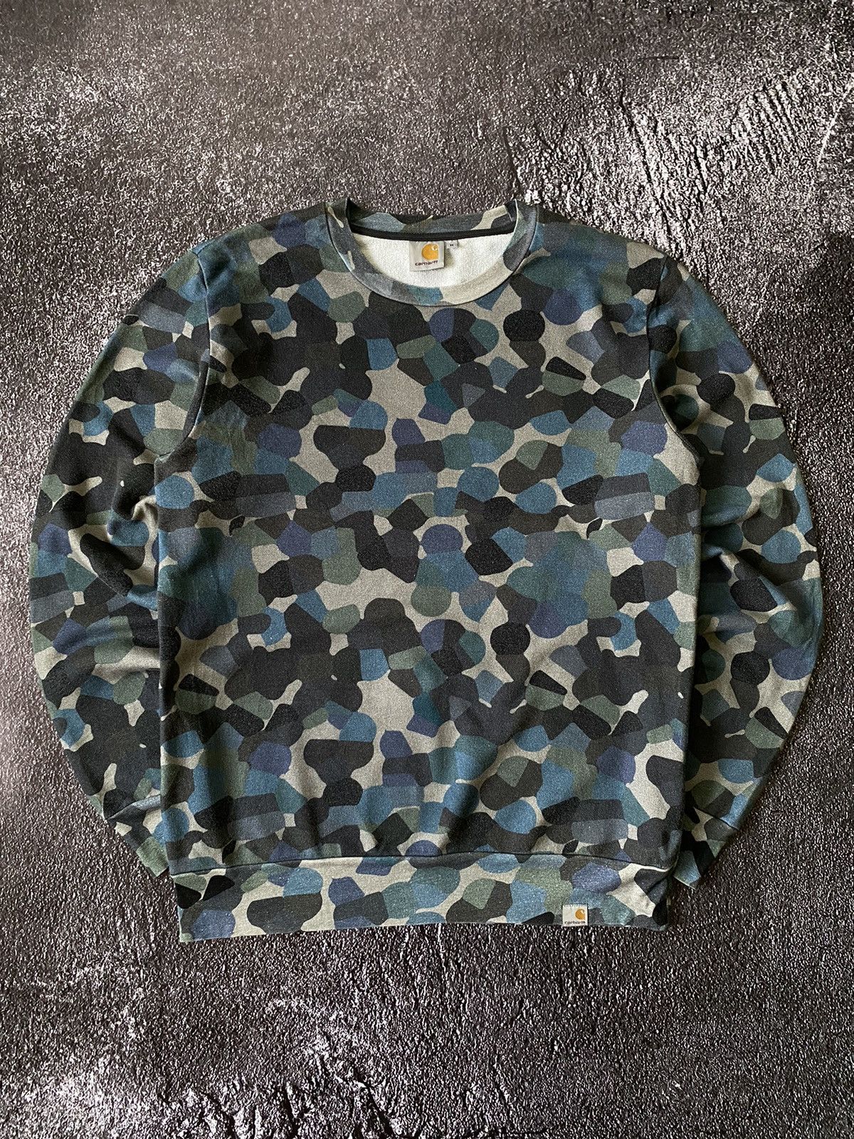 Carhartt Vintage Carhartt Camo Paint Sweat Sweatshirt Size M Size US M / EU 48-50 / 2 - 1 Thumbnail
