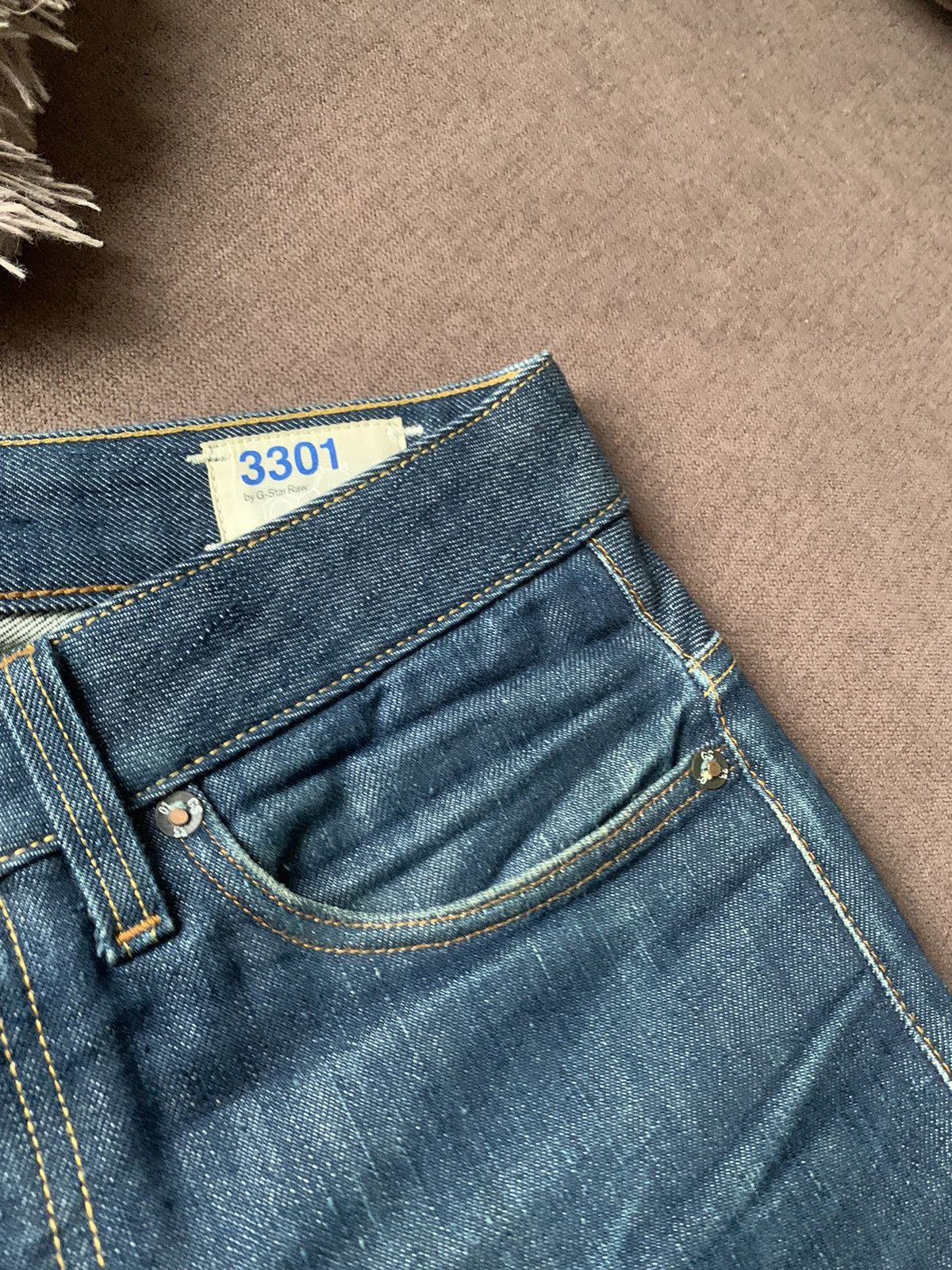 G-Star G-Star Raw Selvedge Low Tapered RL Distressed Denim W29 L34 Size US 29 - 14 Thumbnail