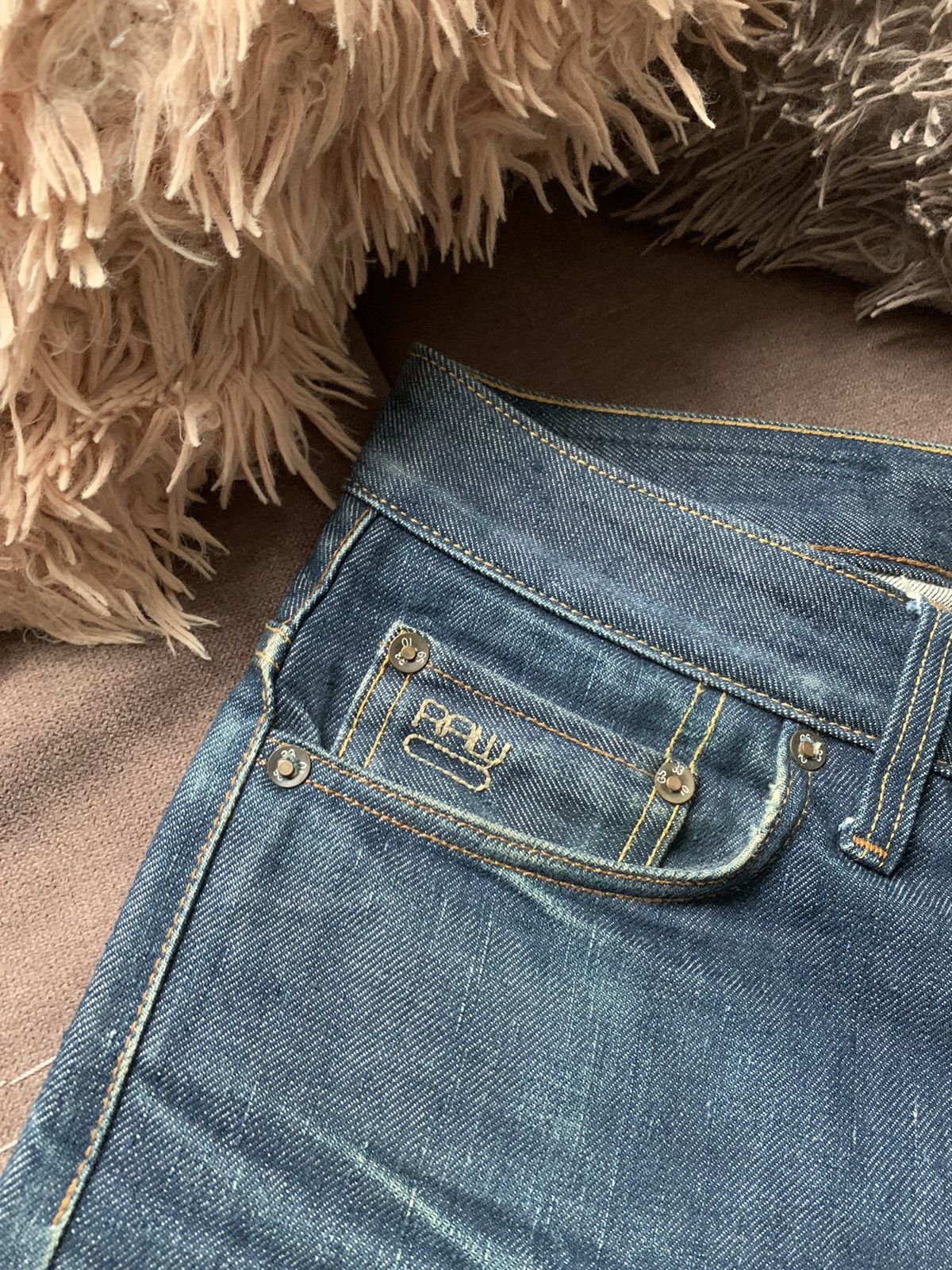 G-Star G-Star Raw Selvedge Low Tapered RL Distressed Denim W29 L34 Size US 29 - 13 Thumbnail