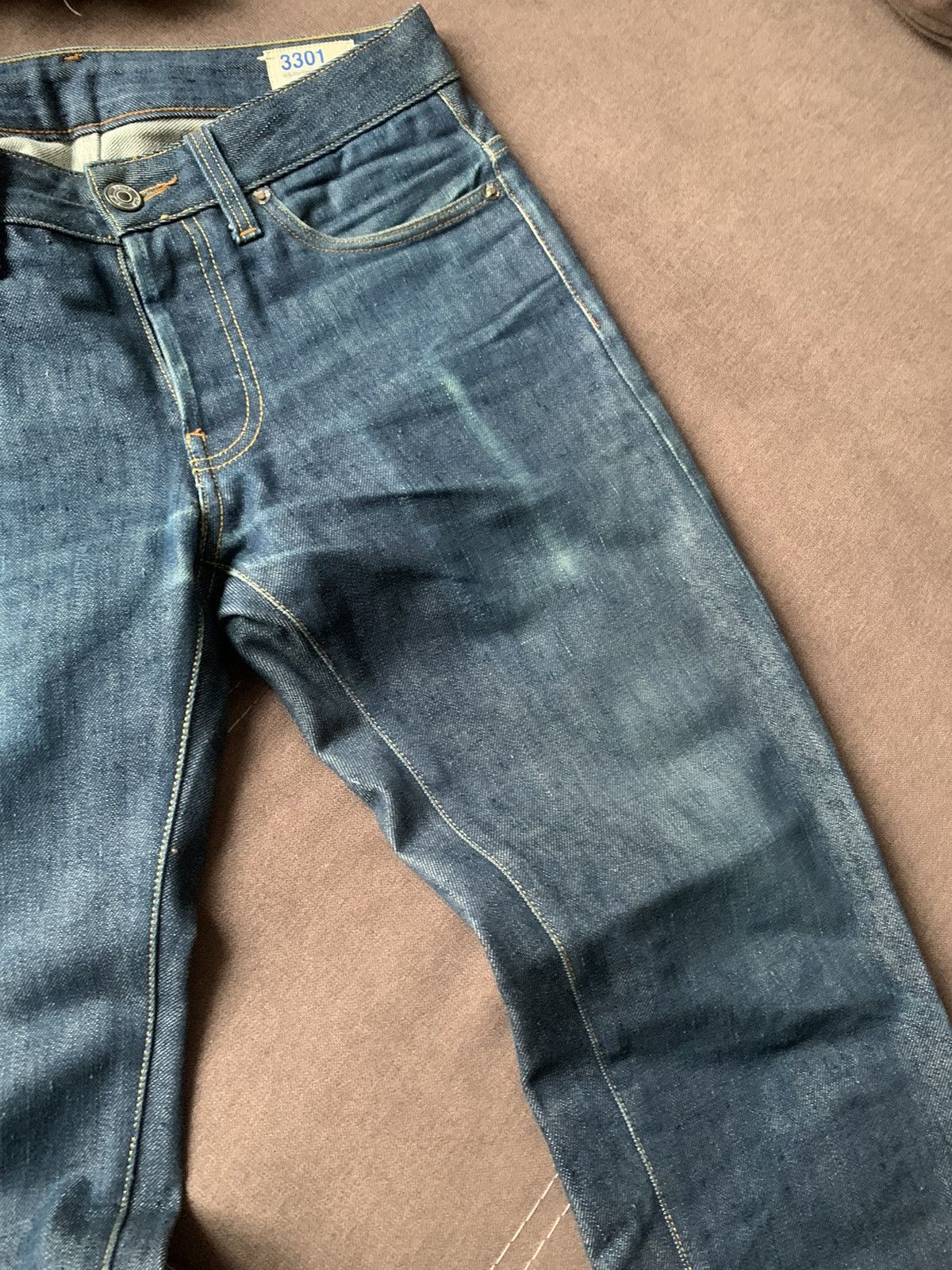 G-Star G-Star Raw Selvedge Low Tapered RL Distressed Denim W29 L34 Size US 29 - 12 Thumbnail