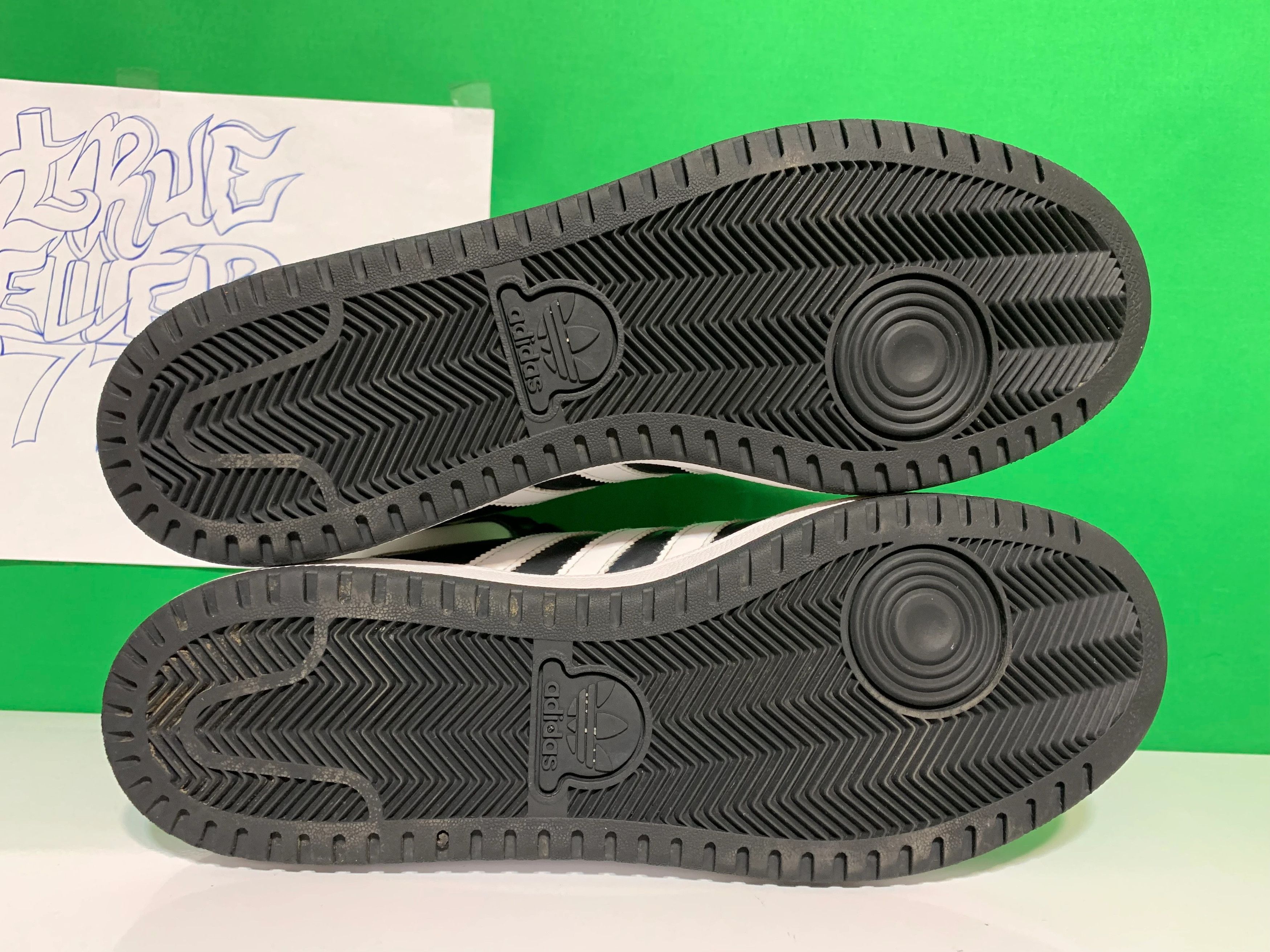 Adidas × Vintage Adidas TOP TEN RB Black White Size US 15 / EU 48 - 12 Thumbnail