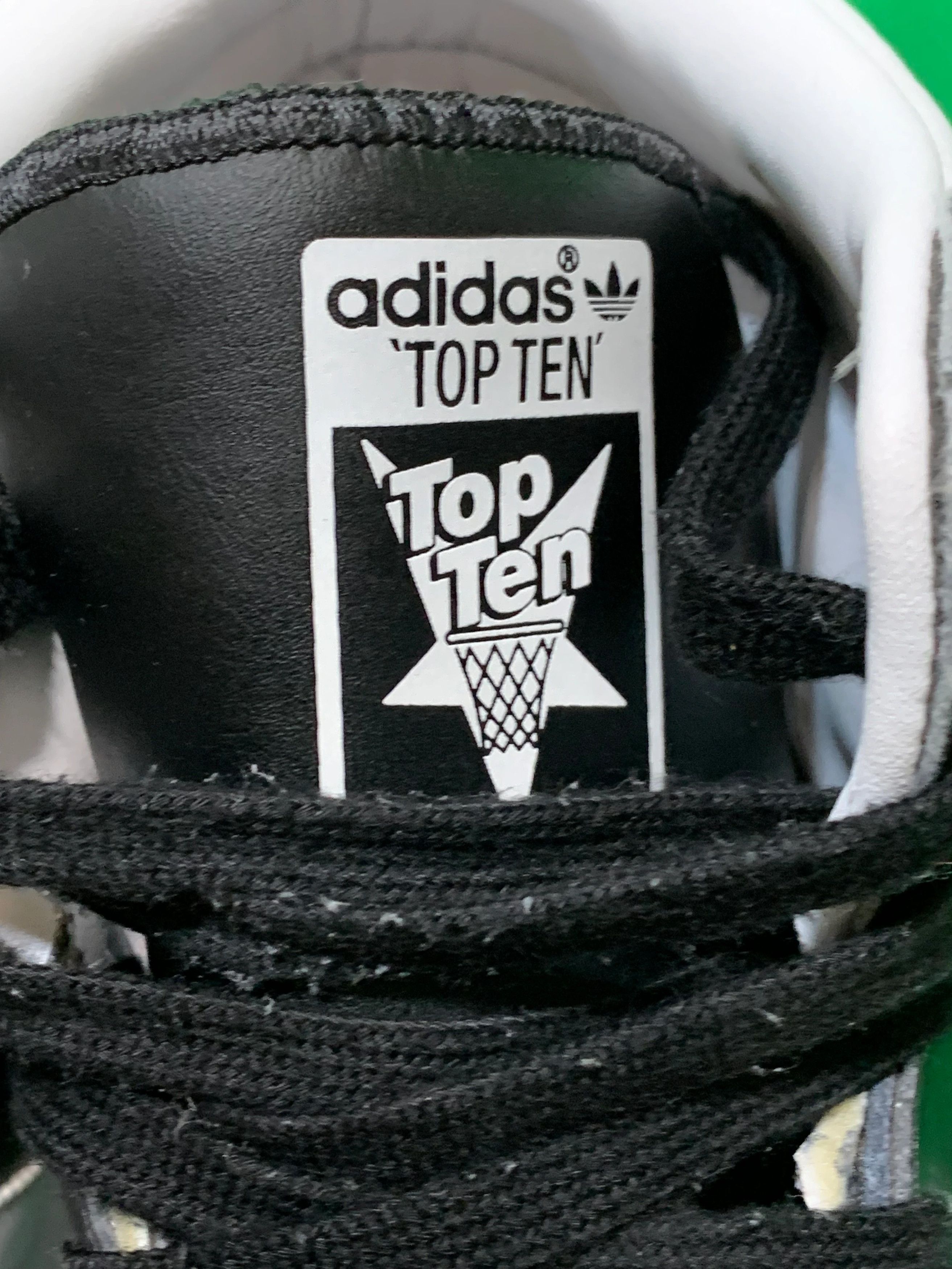 Adidas × Vintage Adidas TOP TEN RB Black White Size US 15 / EU 48 - 10 Thumbnail