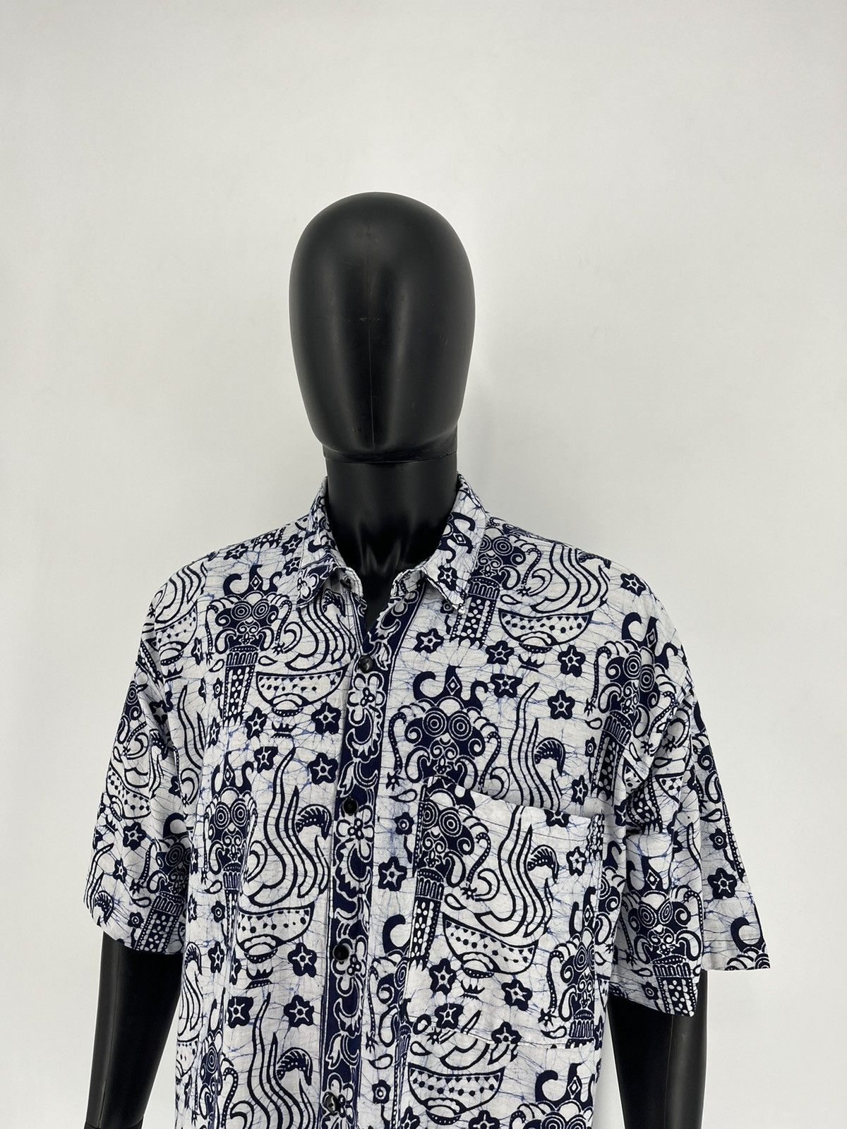 Vintage Vintage Crazy Aloha Joe Hawaiian Shirt Beach Surfing Rare Size US L / EU 52-54 / 3 - 4 Thumbnail