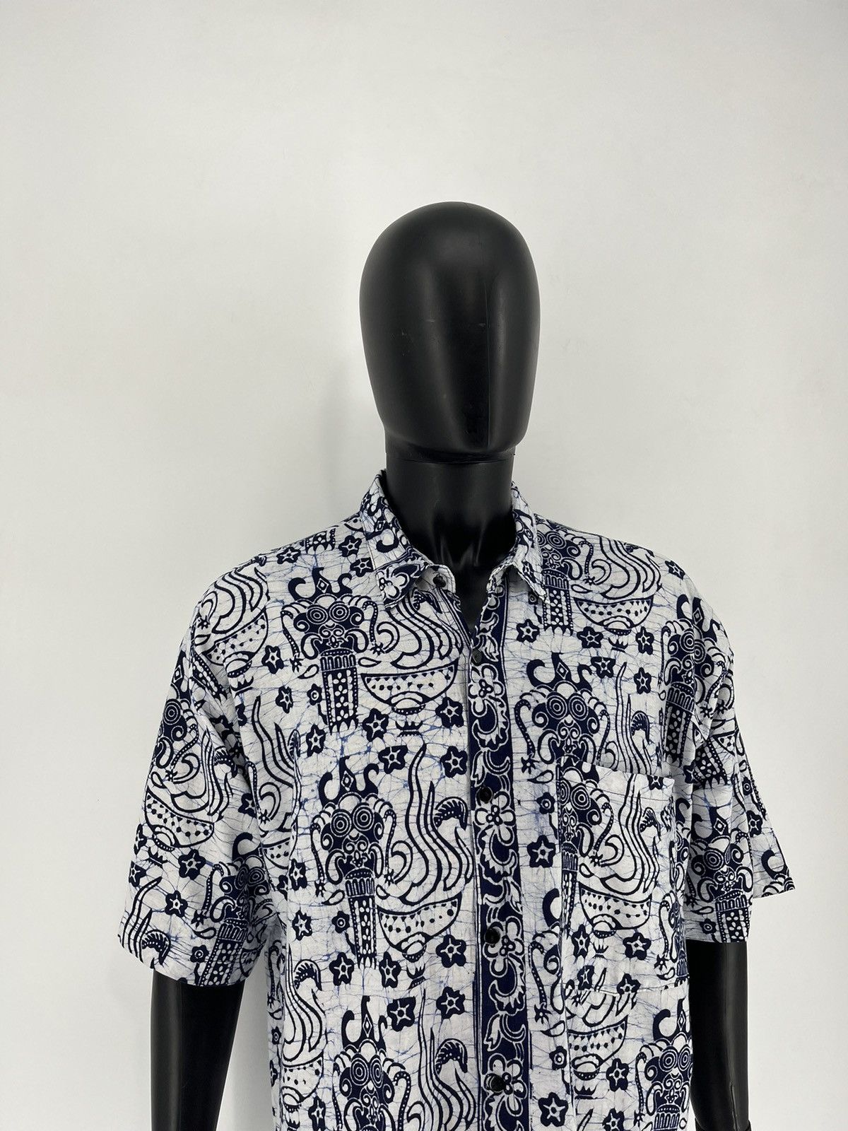 Vintage Vintage Crazy Aloha Joe Hawaiian Shirt Beach Surfing Rare Size US L / EU 52-54 / 3 - 3 Thumbnail