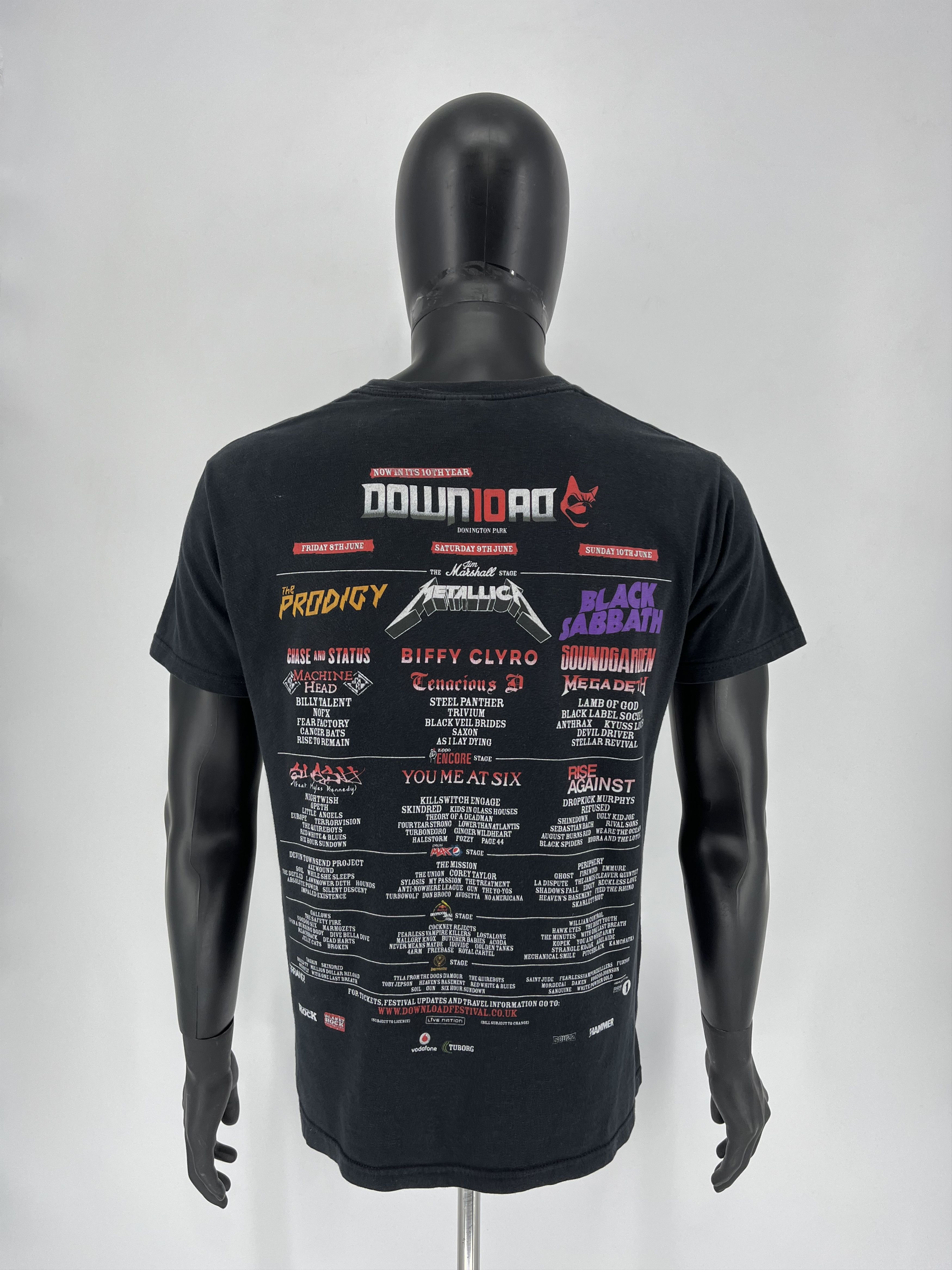 Metallica Download Band Tees Tour Tee Size US M / EU 48-50 / 2 - 9 Thumbnail