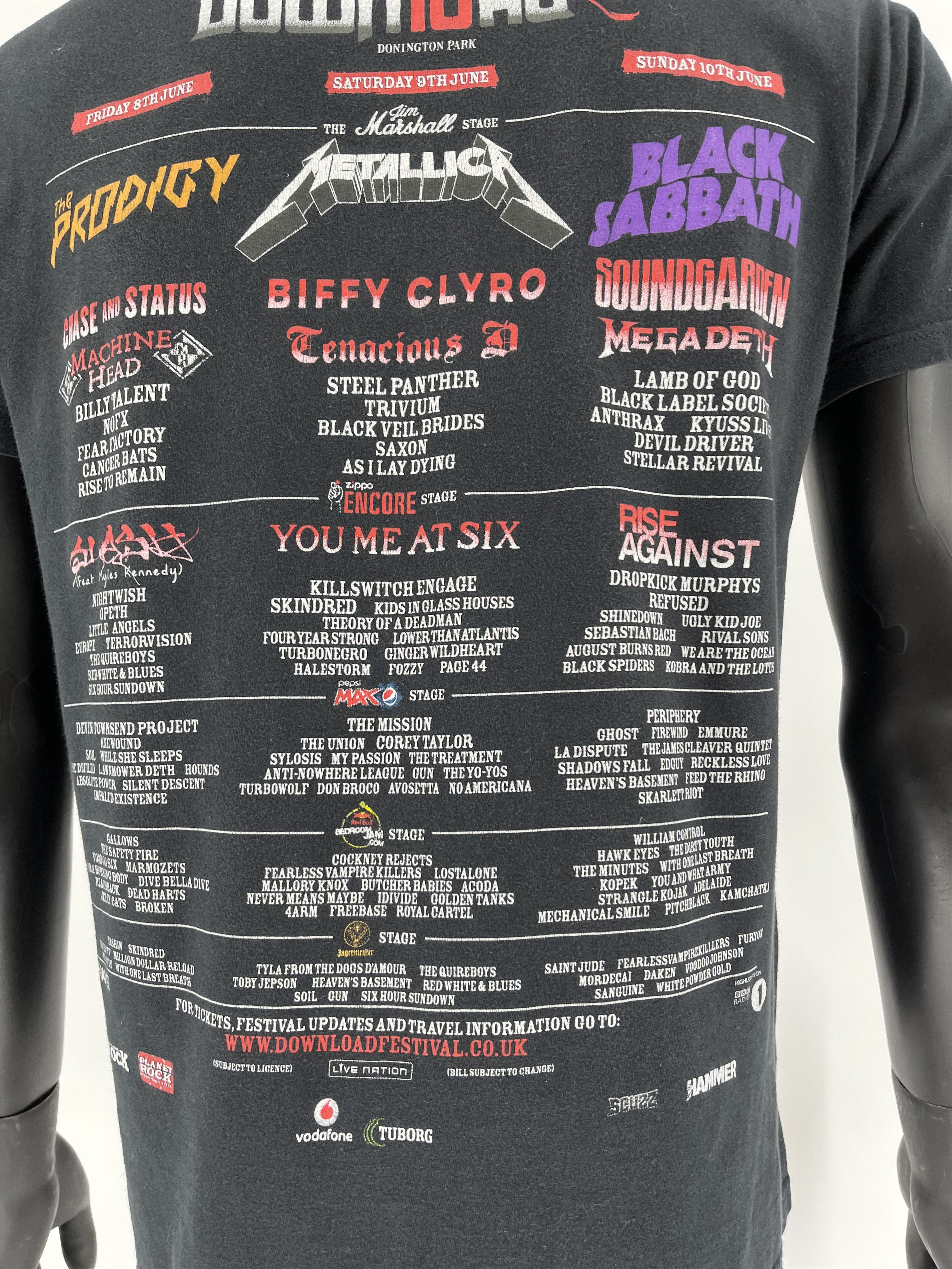 Metallica Download Band Tees Tour Tee Size US M / EU 48-50 / 2 - 13 Thumbnail