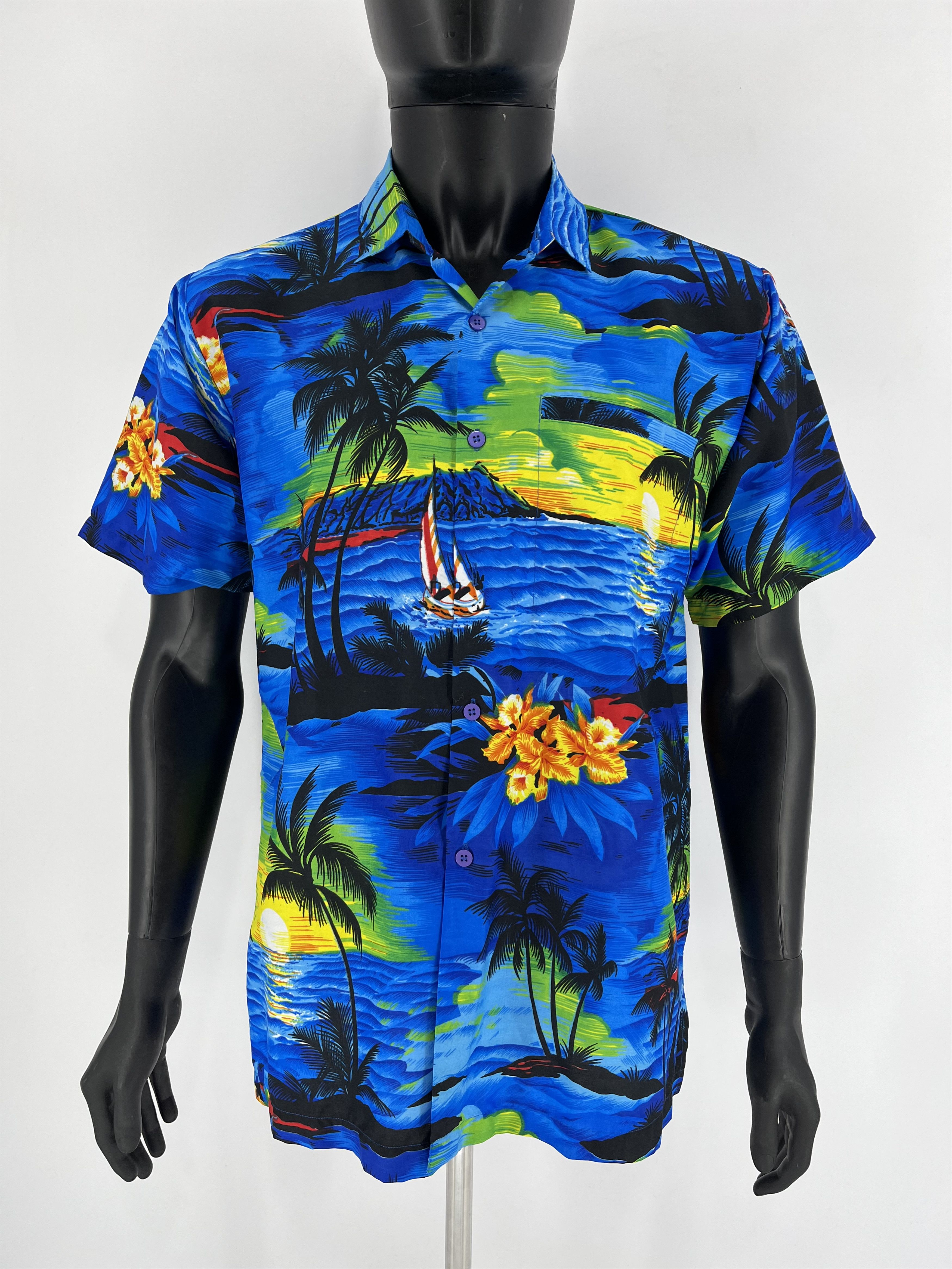 Vintage Vintage Art Streetwear Hawaiian Travis Scott style Size US M / EU 48-50 / 2 - 5 Thumbnail
