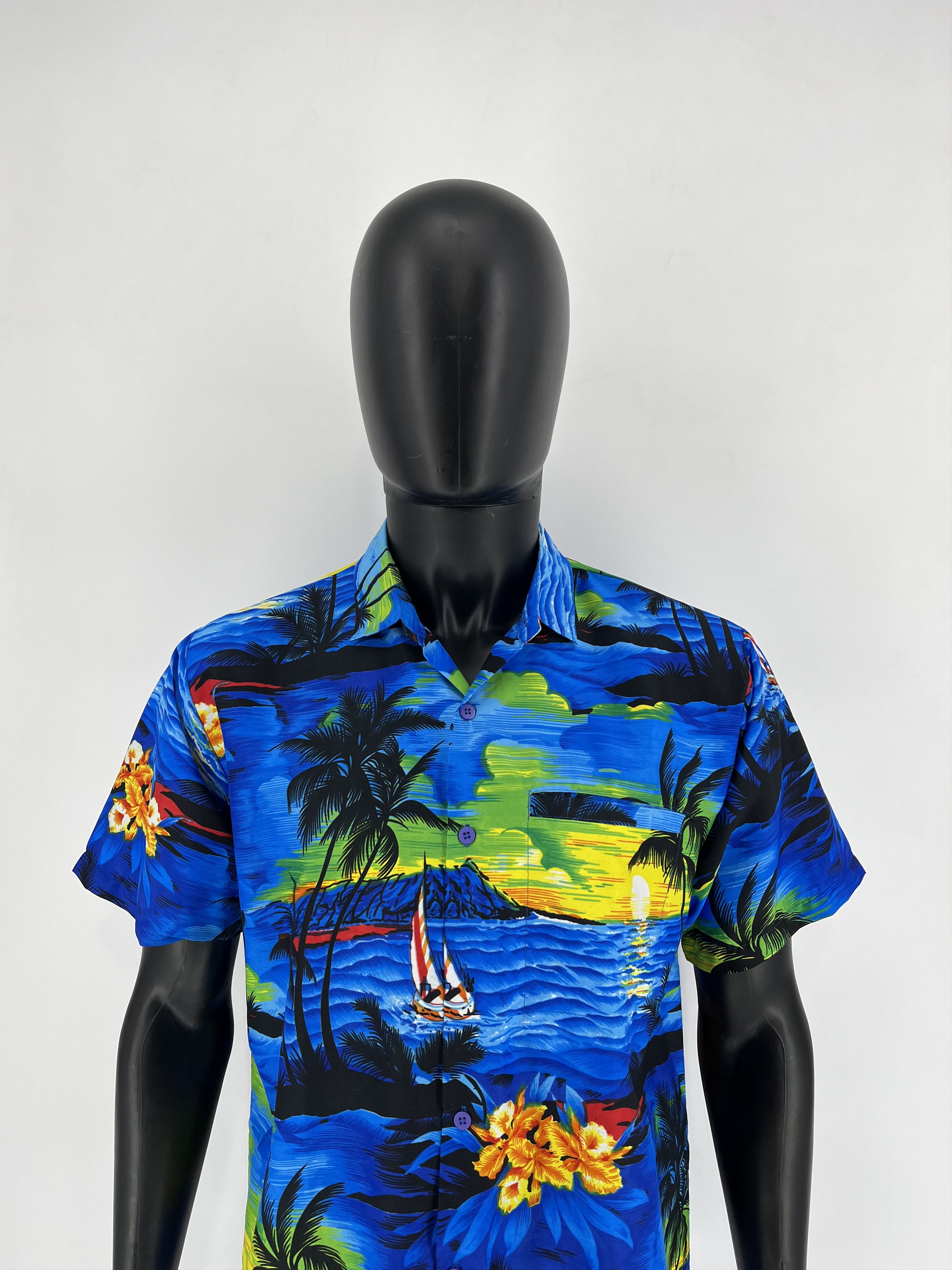 Vintage Vintage Art Streetwear Hawaiian Travis Scott style Size US M / EU 48-50 / 2 - 1 Thumbnail