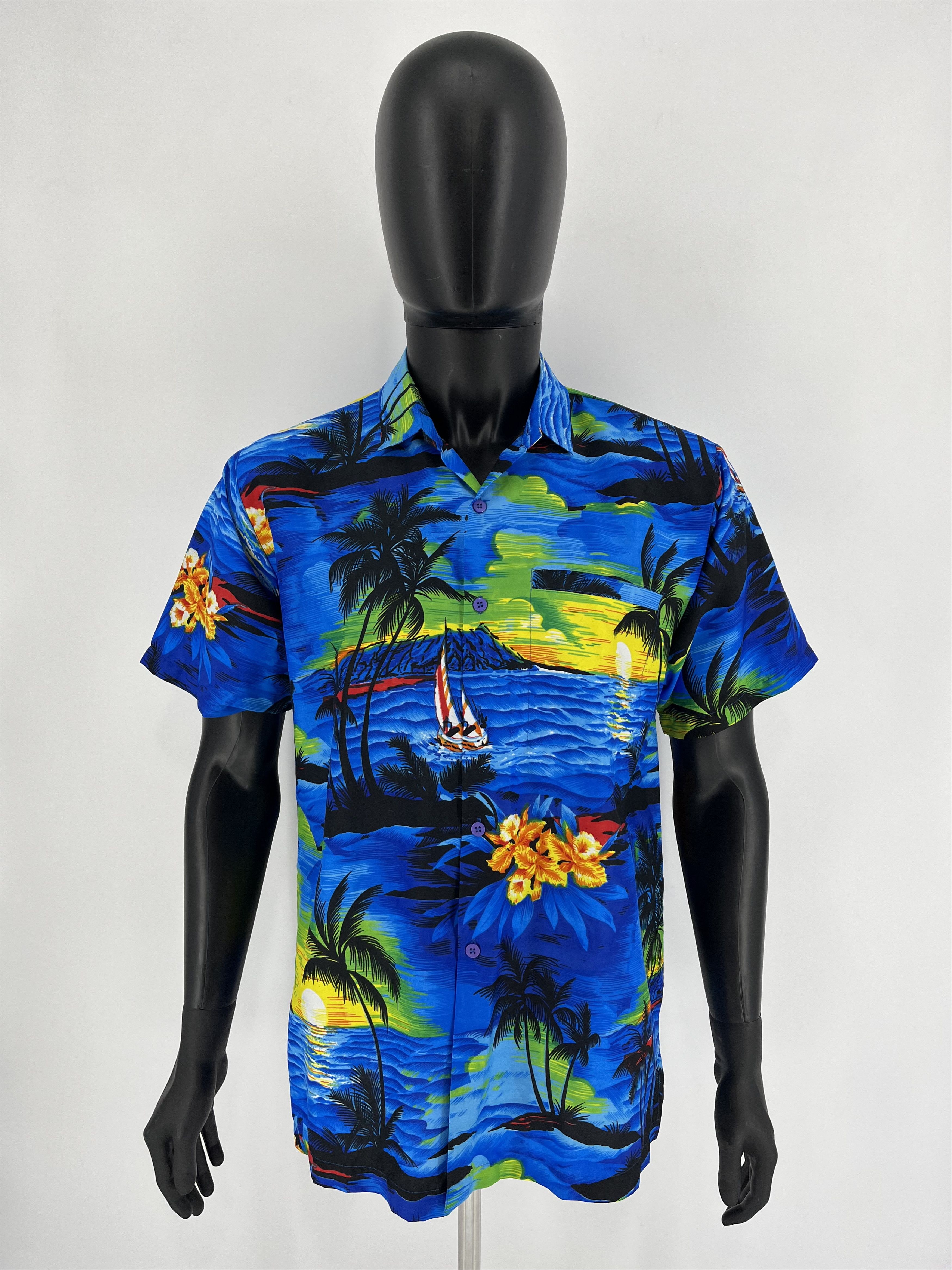 Vintage Vintage Art Streetwear Hawaiian Travis Scott style Size US M / EU 48-50 / 2 - 2 Thumbnail