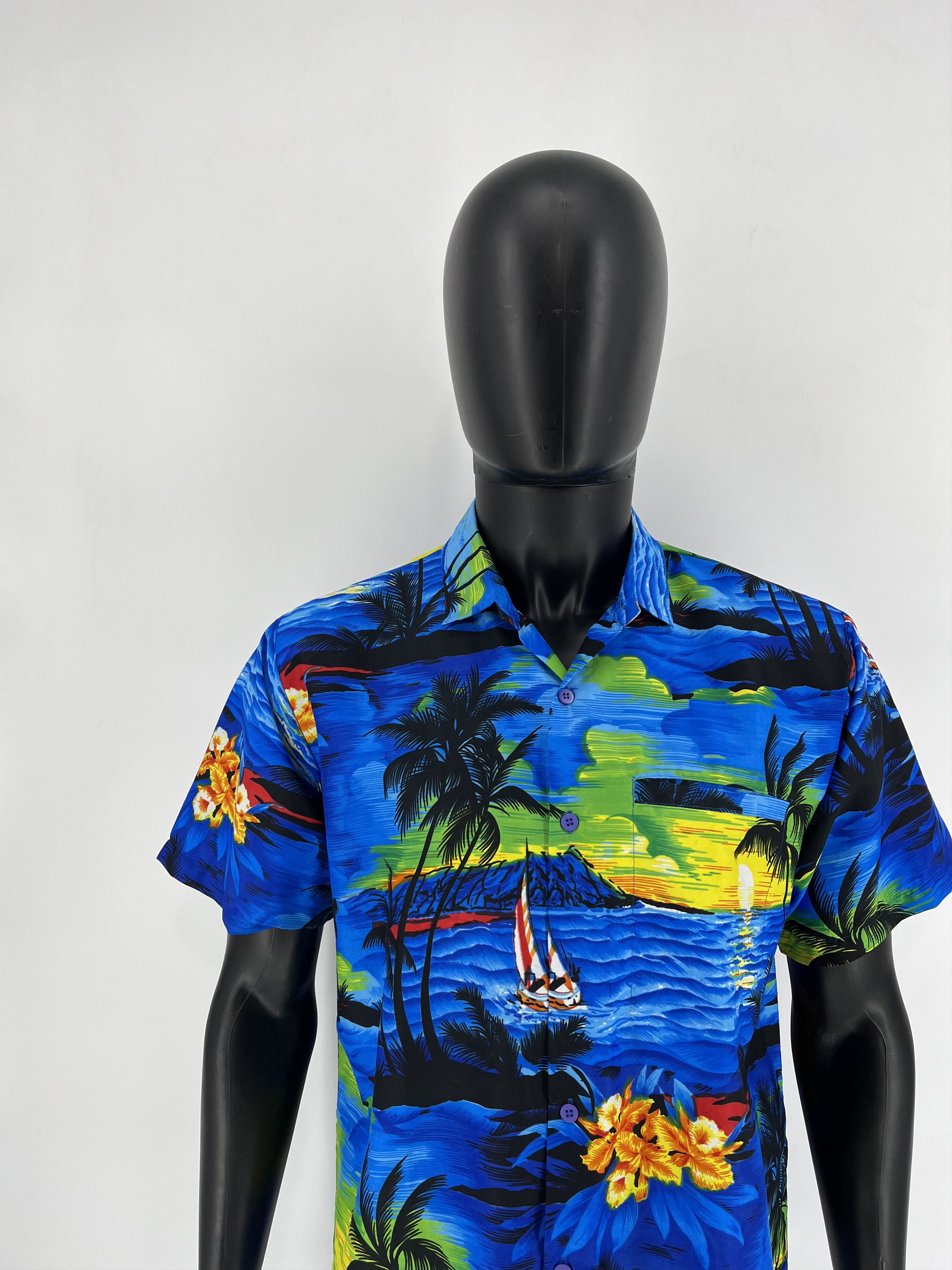Vintage Vintage Art Streetwear Hawaiian Travis Scott style Size US M / EU 48-50 / 2 - 3 Thumbnail