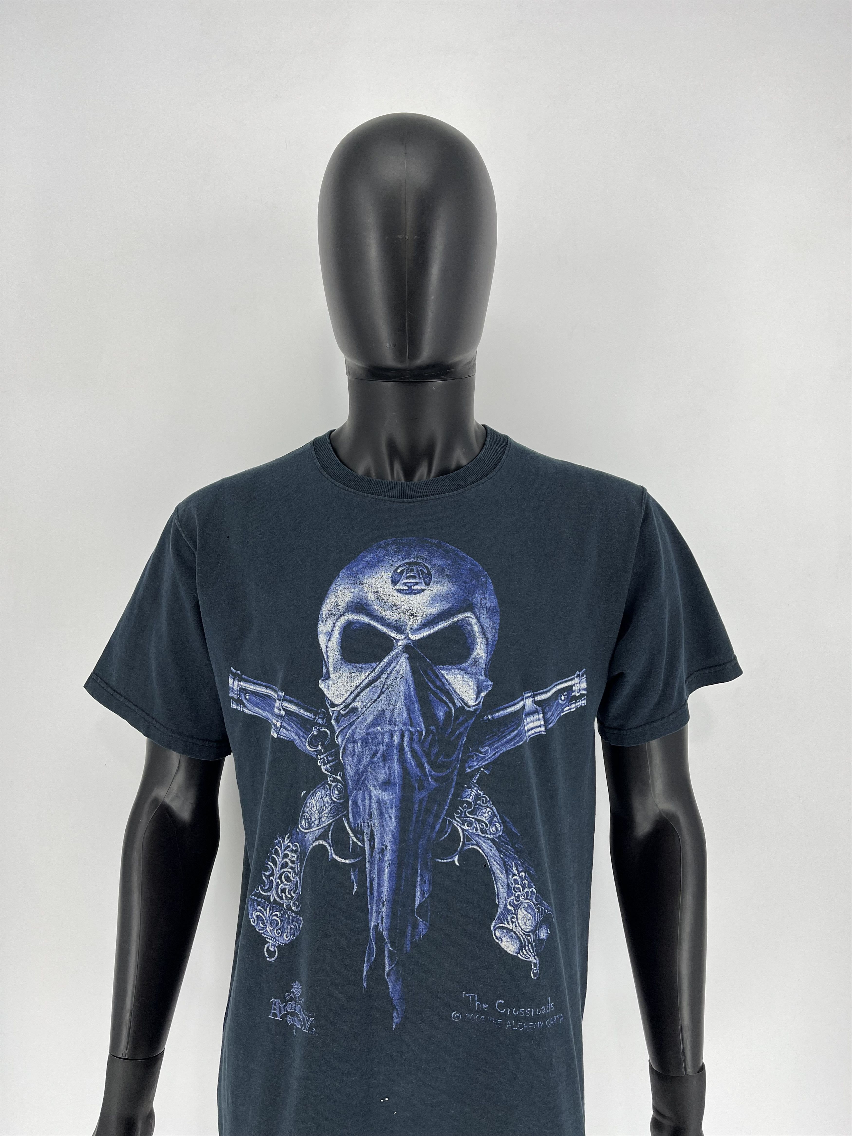 Expert Horror × Vintage Vintage 90s Alchemy Gothic tee The Crossroads Size US L / EU 52-54 / 3 - 1 Thumbnail