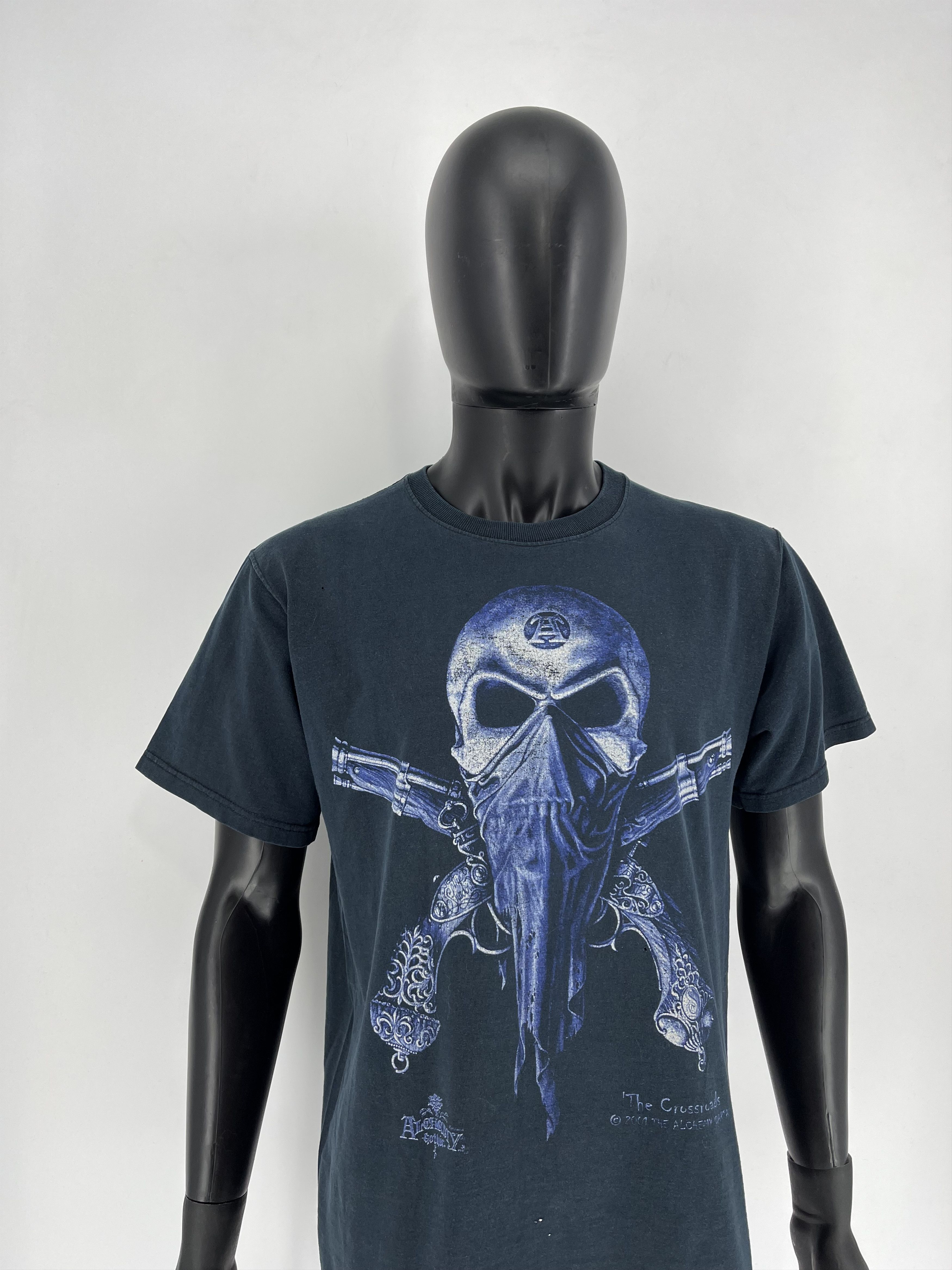 Expert Horror × Vintage Vintage 90s Alchemy Gothic tee The Crossroads Size US L / EU 52-54 / 3 - 3 Thumbnail