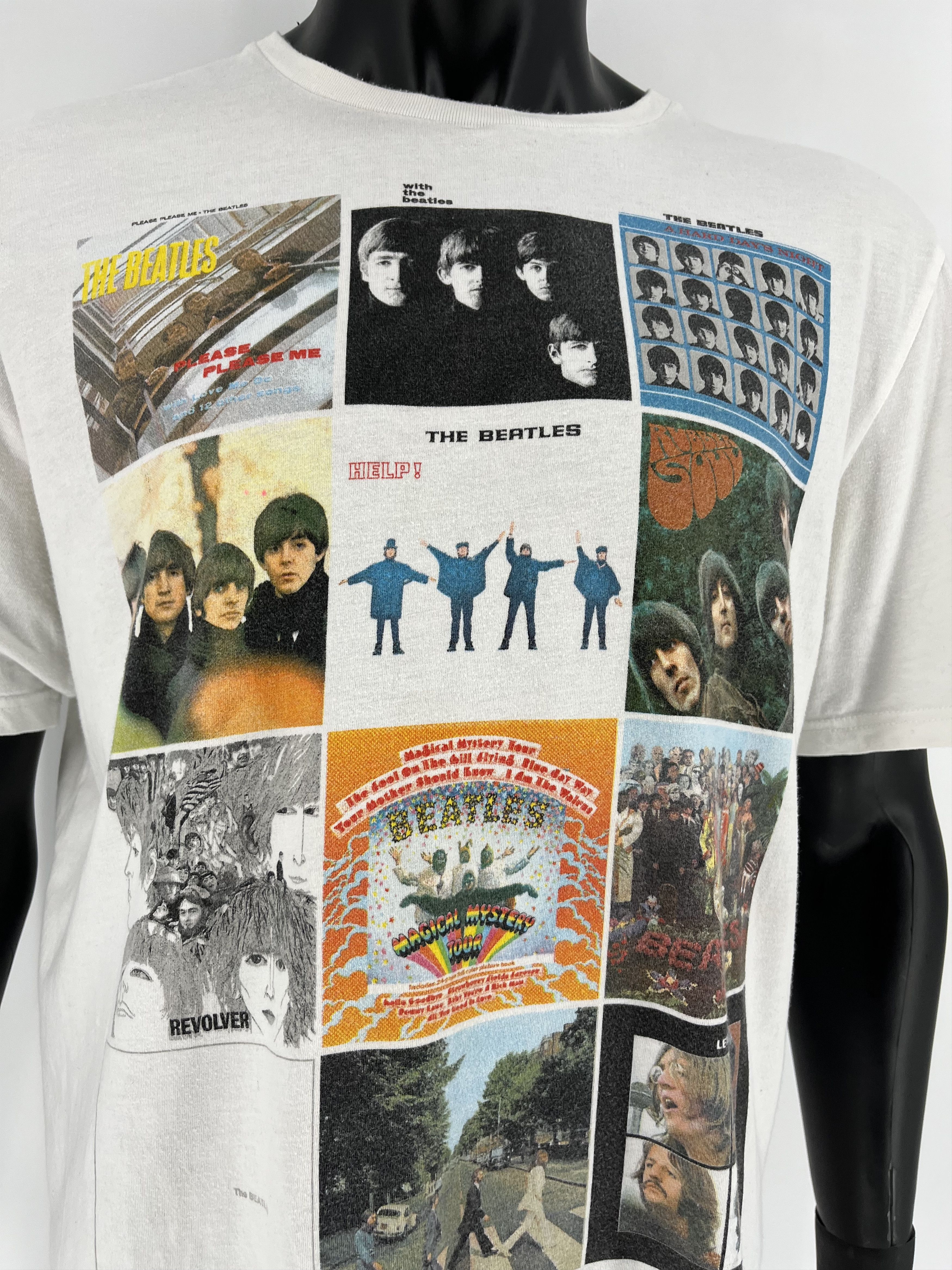 Band Tees × Vintage Vintage Y2K The Beatles All Over Print "All albums" Tee Size US XL / EU 56 / 4 - 5 Thumbnail