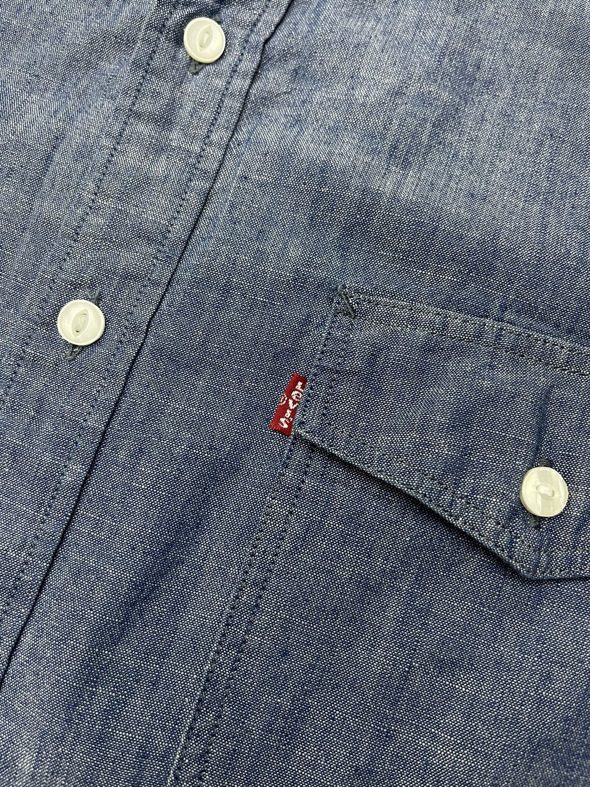Levi's × Levi's Vintage Clothing × Vintage Vintage Levis Denim Shirt Blue Y2K Size M Size US M / EU 48-50 / 2 - 4 Thumbnail