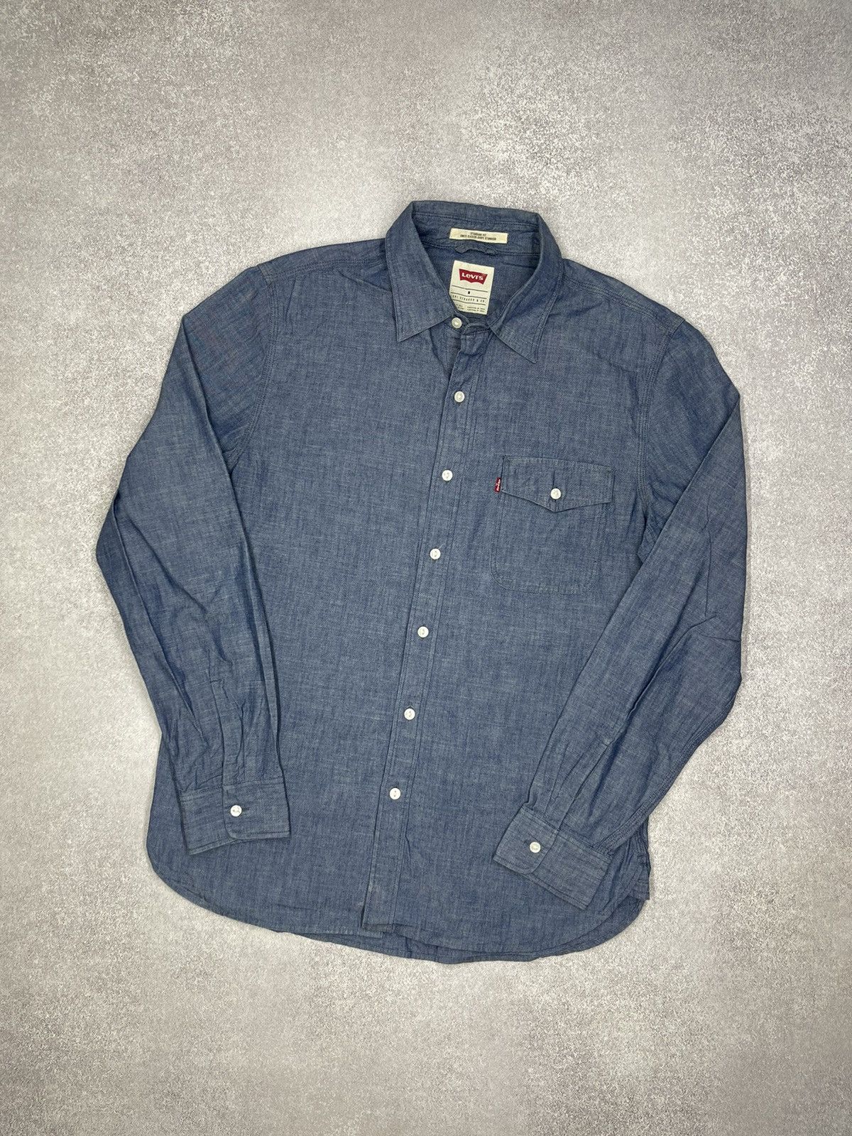Levi's × Levi's Vintage Clothing × Vintage Vintage Levis Denim Shirt Blue Y2K Size M Size US M / EU 48-50 / 2 - 1 Thumbnail