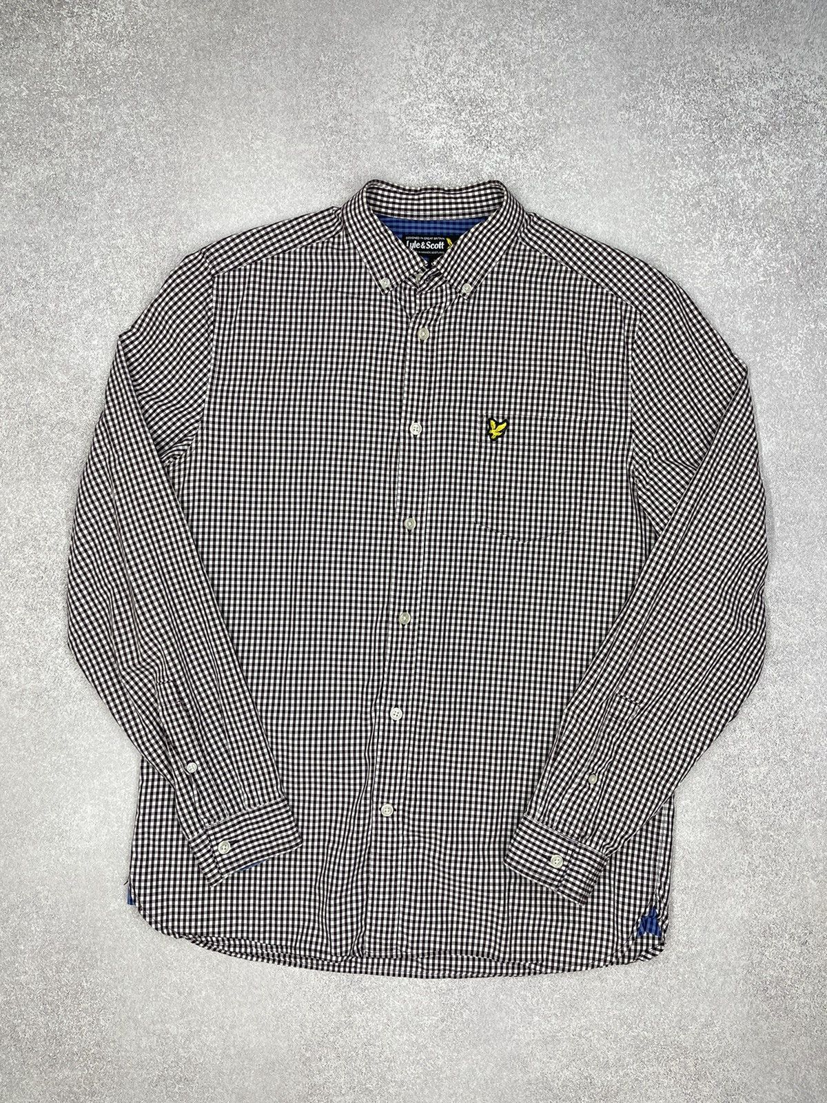 Lyle & Scott Mens Lyle Scott Shirt Into a Cage Y2K Size M Size US M / EU 48-50 / 2 - 2 Thumbnail