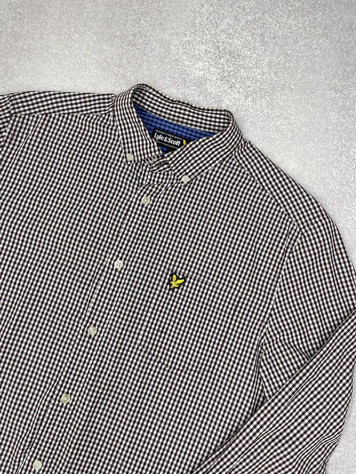 Lyle & Scott Mens Lyle Scott Shirt Into a Cage Y2K Size M Size US M / EU 48-50 / 2 - 4 Thumbnail