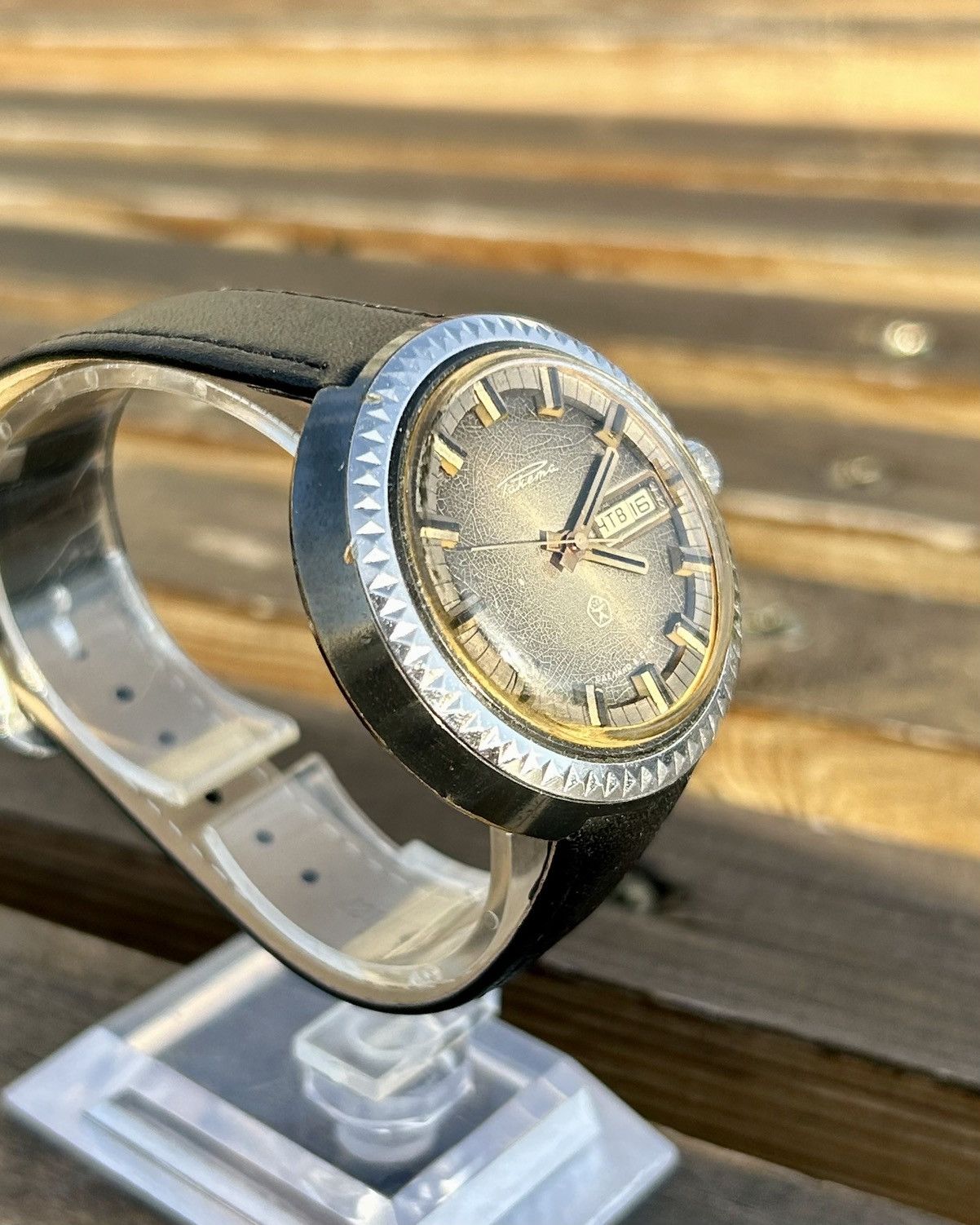 Vintage Vintage Rare Soviet Mechanical Watch Raketa Puck USSR 1980s Size ONE SIZE - 10 Thumbnail