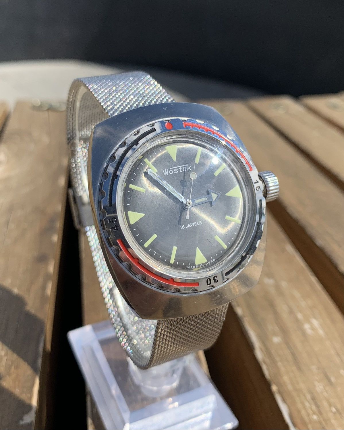 Vintage Vintage Soviet Mechanical Watch Vostok Amphibia USSR 1980s Size ONE SIZE - 7 Thumbnail