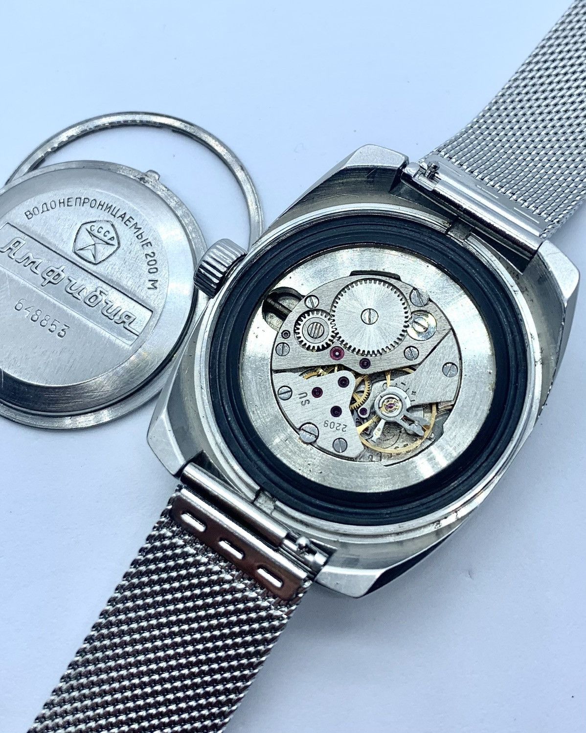 Vintage Vintage Soviet Mechanical Watch Vostok Amphibia USSR 1980s Size ONE SIZE - 12 Thumbnail