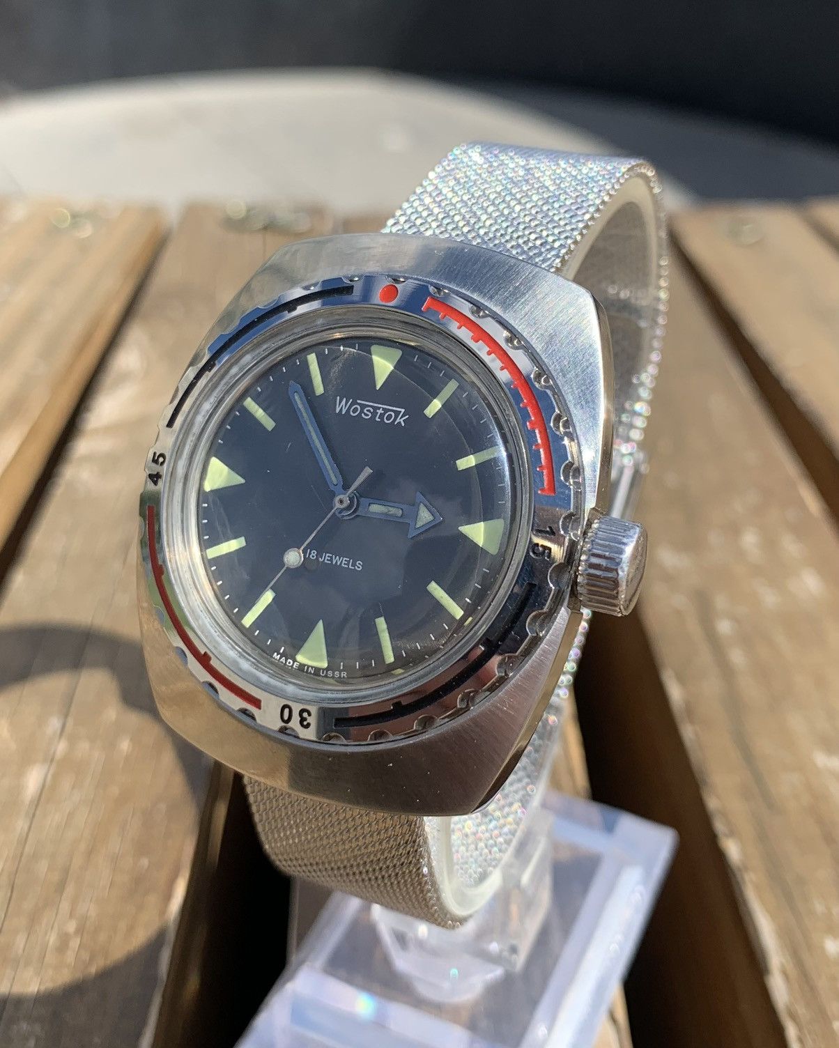 Vintage Vintage Soviet Mechanical Watch Vostok Amphibia USSR 1980s Size ONE SIZE - 3 Thumbnail