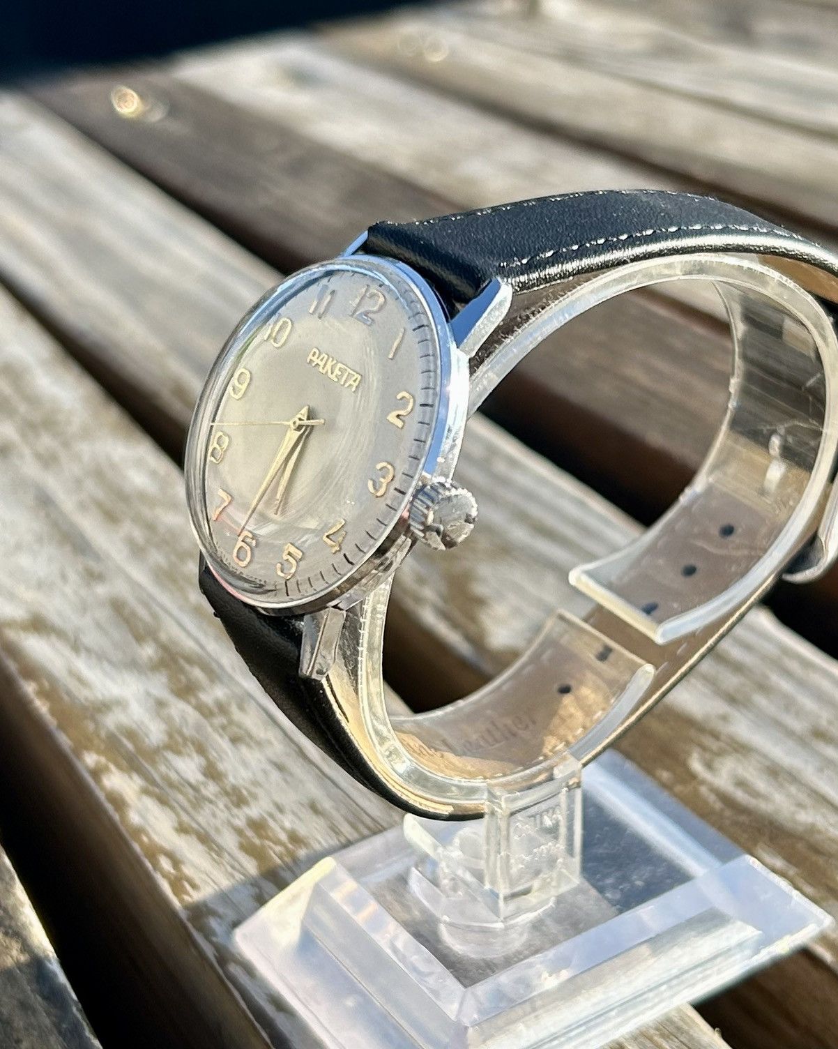 Vintage Vintage Soviet Raketa Watch Mechanical Wristwatch USSR 1980s Size ONE SIZE - 5 Thumbnail