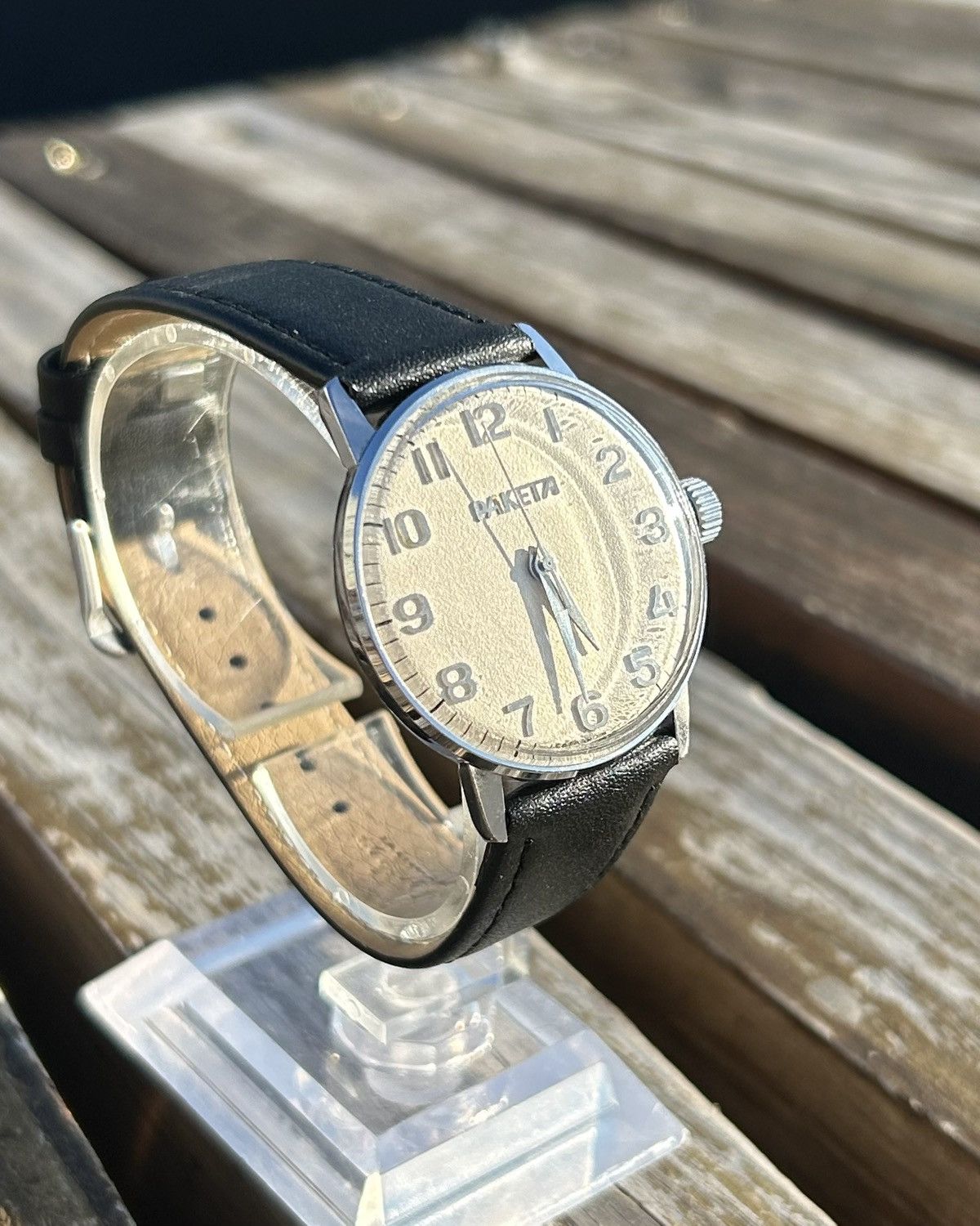 Vintage Vintage Soviet Raketa Watch Mechanical Wristwatch USSR 1980s Size ONE SIZE - 9 Thumbnail