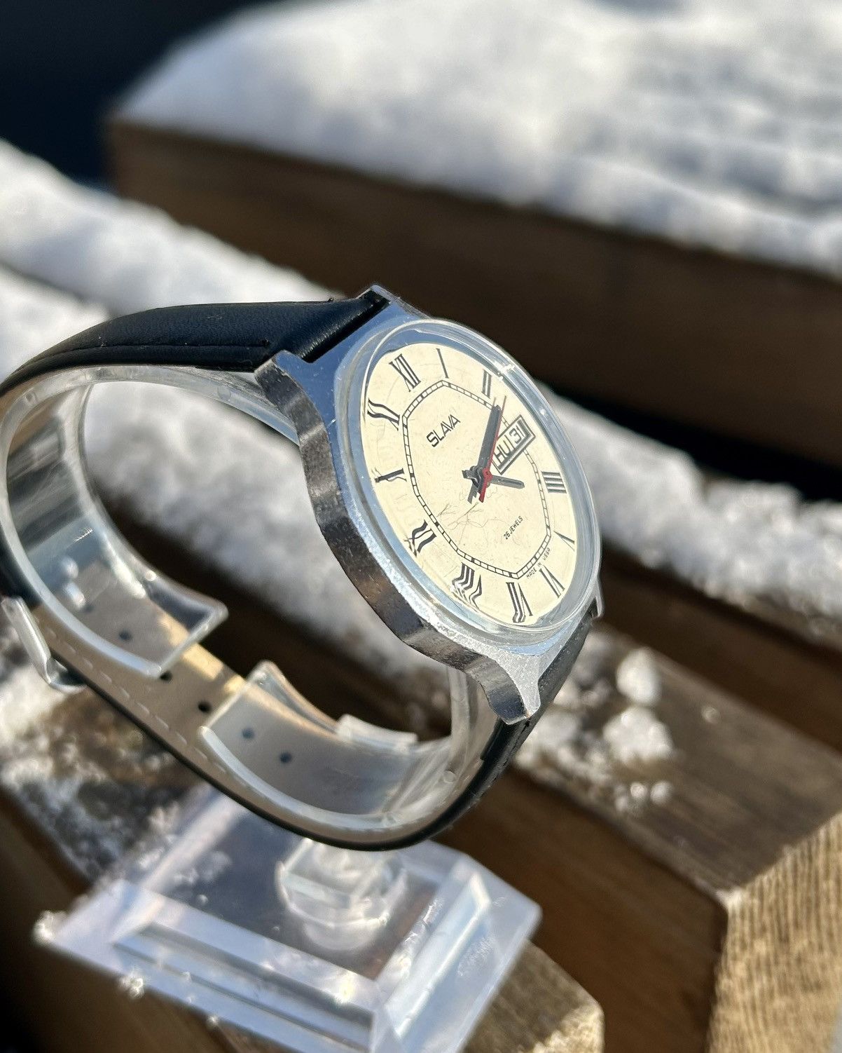 Other Vintage Soviet Watch Slava USSR Mechanical Wristwatch 1980s Size ONE SIZE - 10 Thumbnail