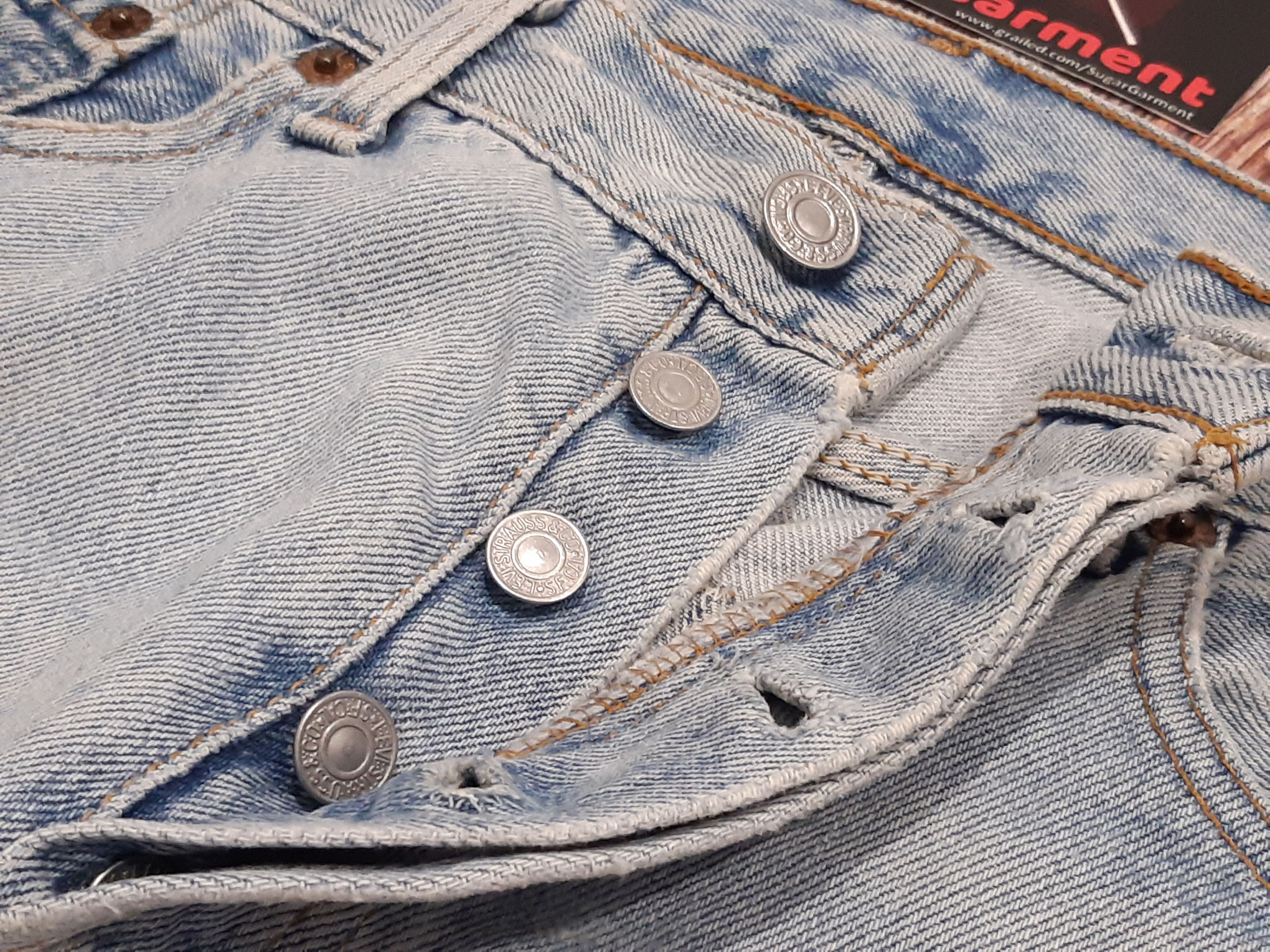 Levi's × Vintage Levis 501 Jeans Vintage Size US 31 - 8 Thumbnail