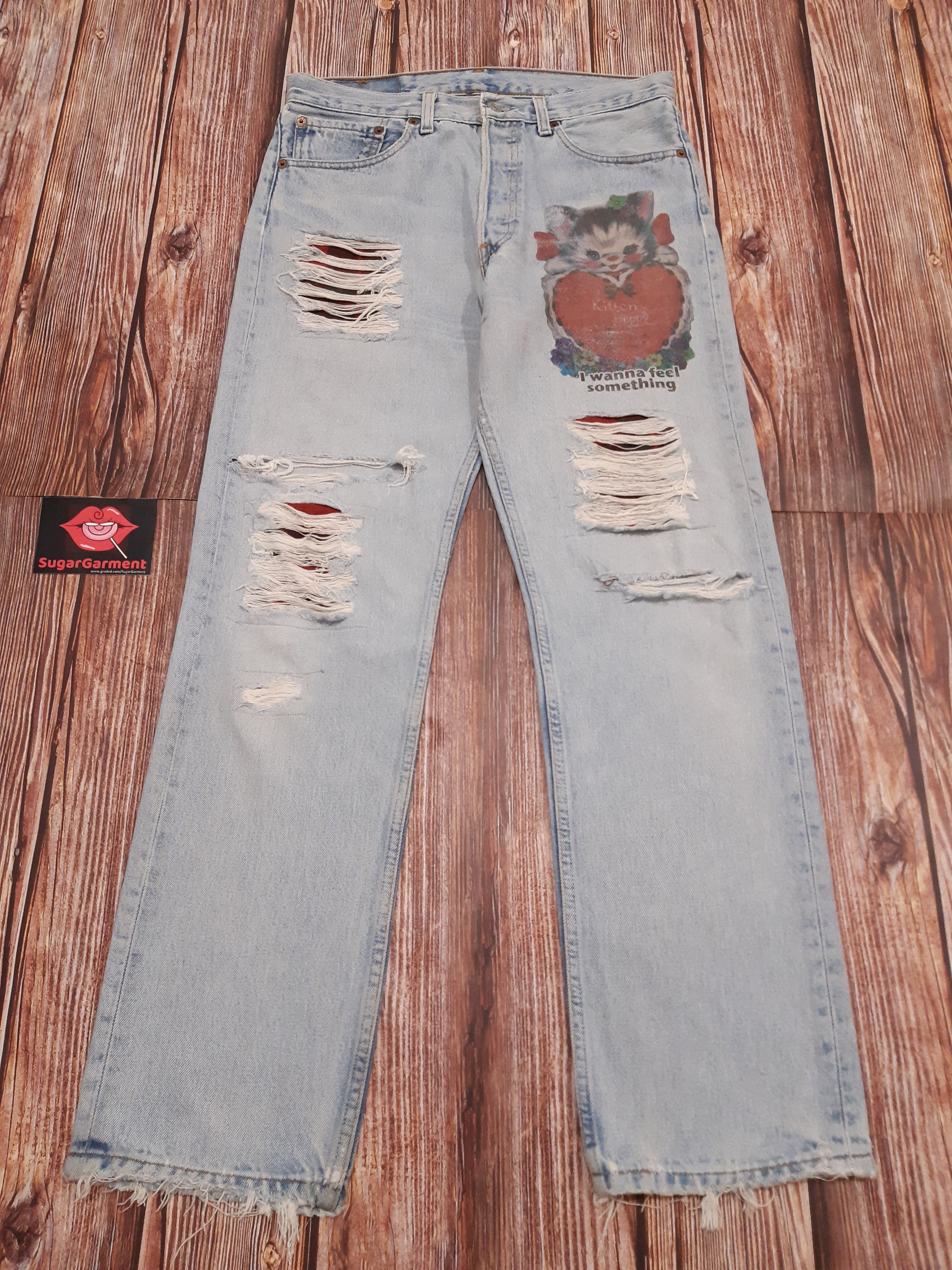 Levi's × Vintage Levis 501 Jeans Vintage Size US 31 - 1 Thumbnail