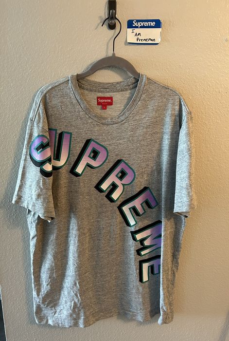 Supreme Supreme Gradient Arc Top Tee Large ss18 | Grailed