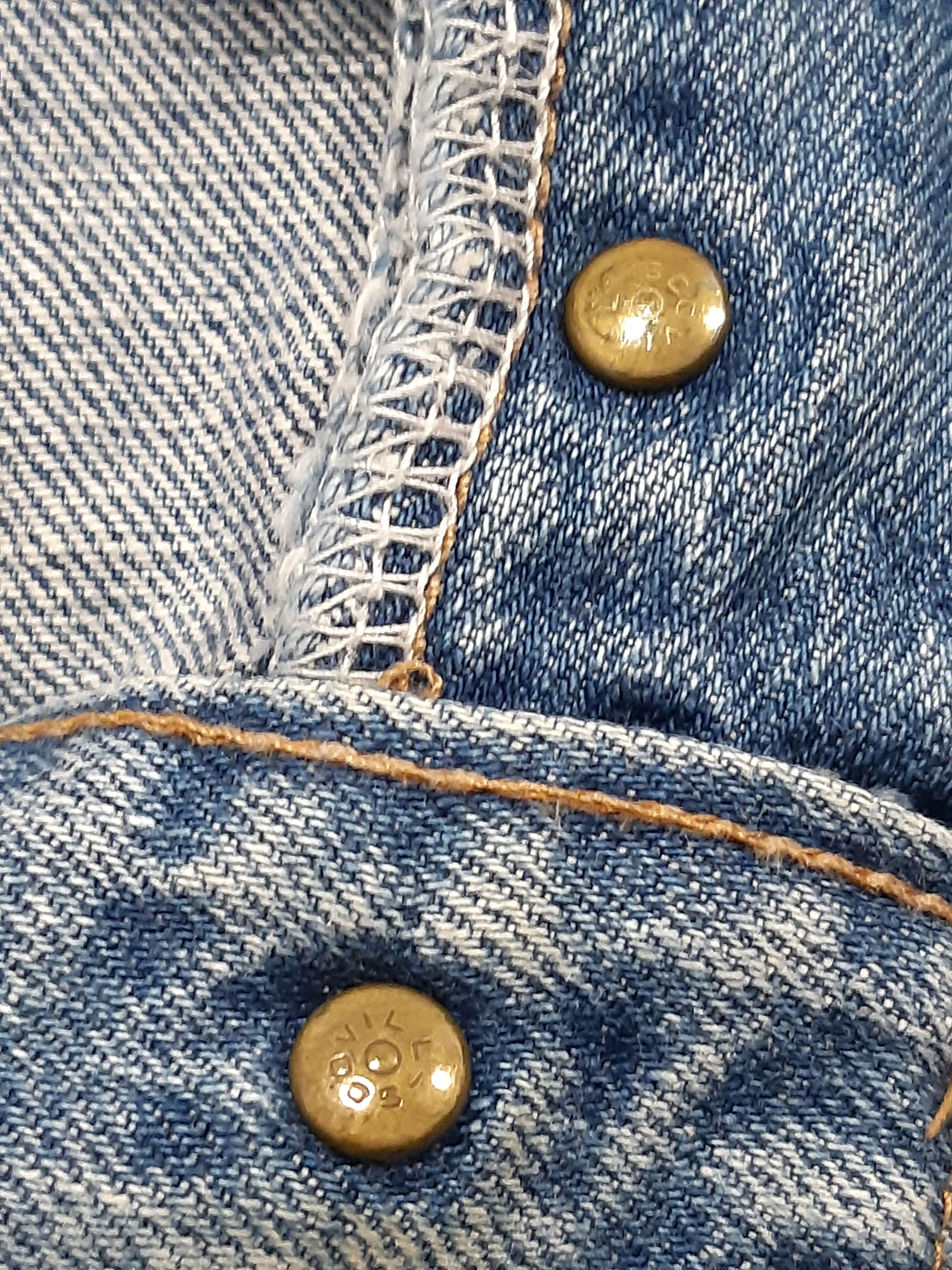 Big John Flare Bell Bottoms Jeans SCOVILL Vintage Size 33" - 8 Thumbnail