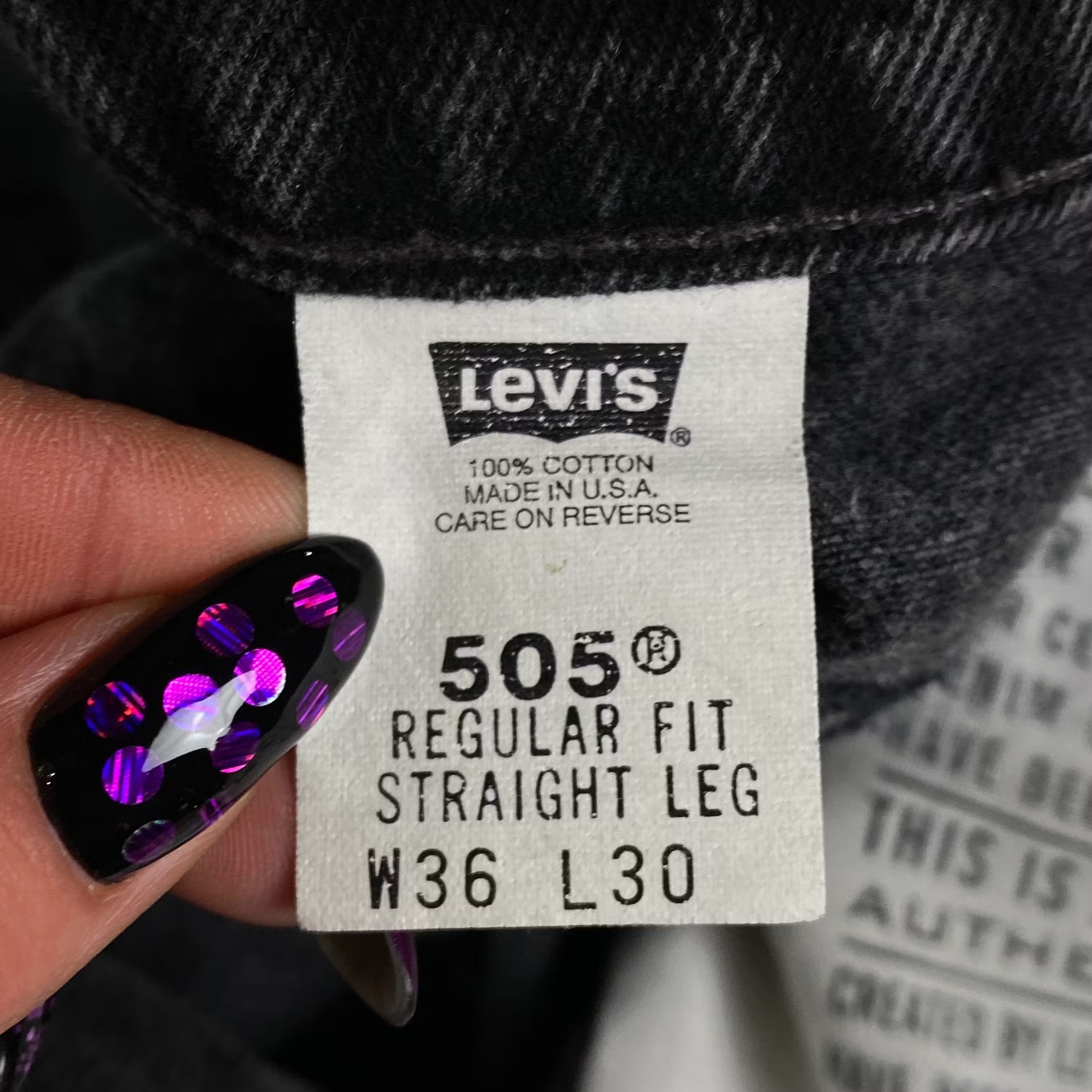 Levi's × Levi's Vintage Clothing × Vintage Mens Denim Jeans Levis 505 Vintage Size 36 Size US 36 / EU 52 - 7 Thumbnail