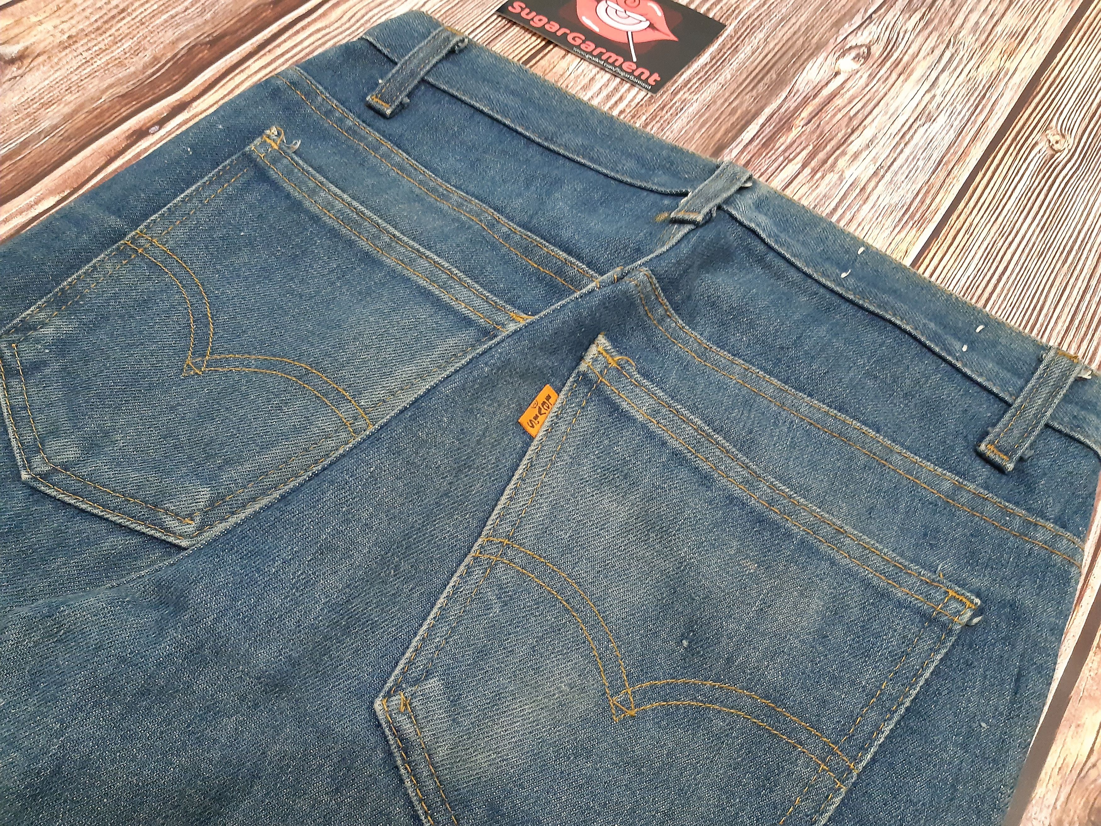 Levi's Levis 746 Jeans Bootcut Bell Bottom Orange Tab Vintage Size US 29 - 7 Thumbnail
