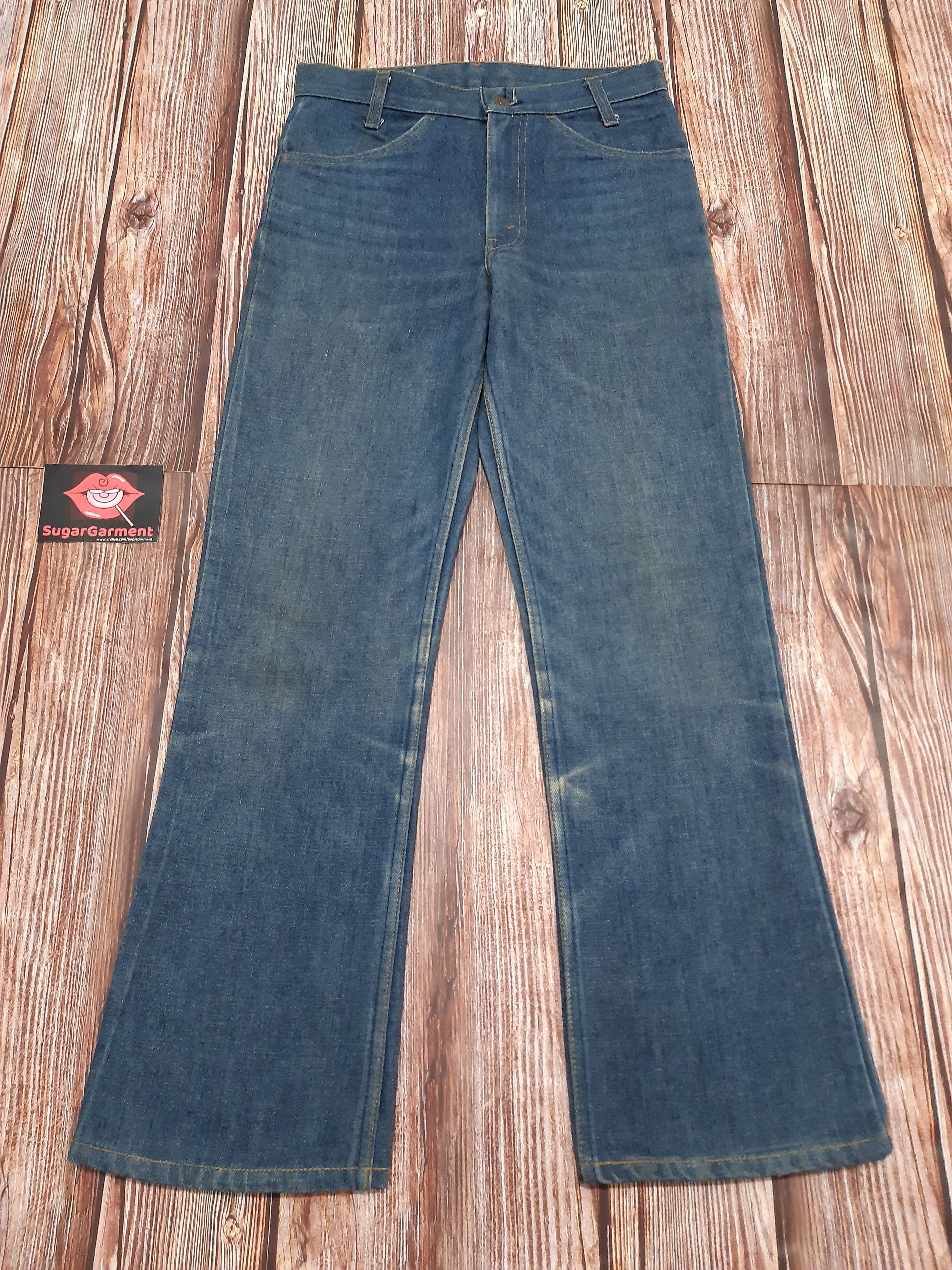 Levi's Levis 746 Jeans Bootcut Bell Bottom Orange Tab Vintage Size US 29 - 1 Thumbnail