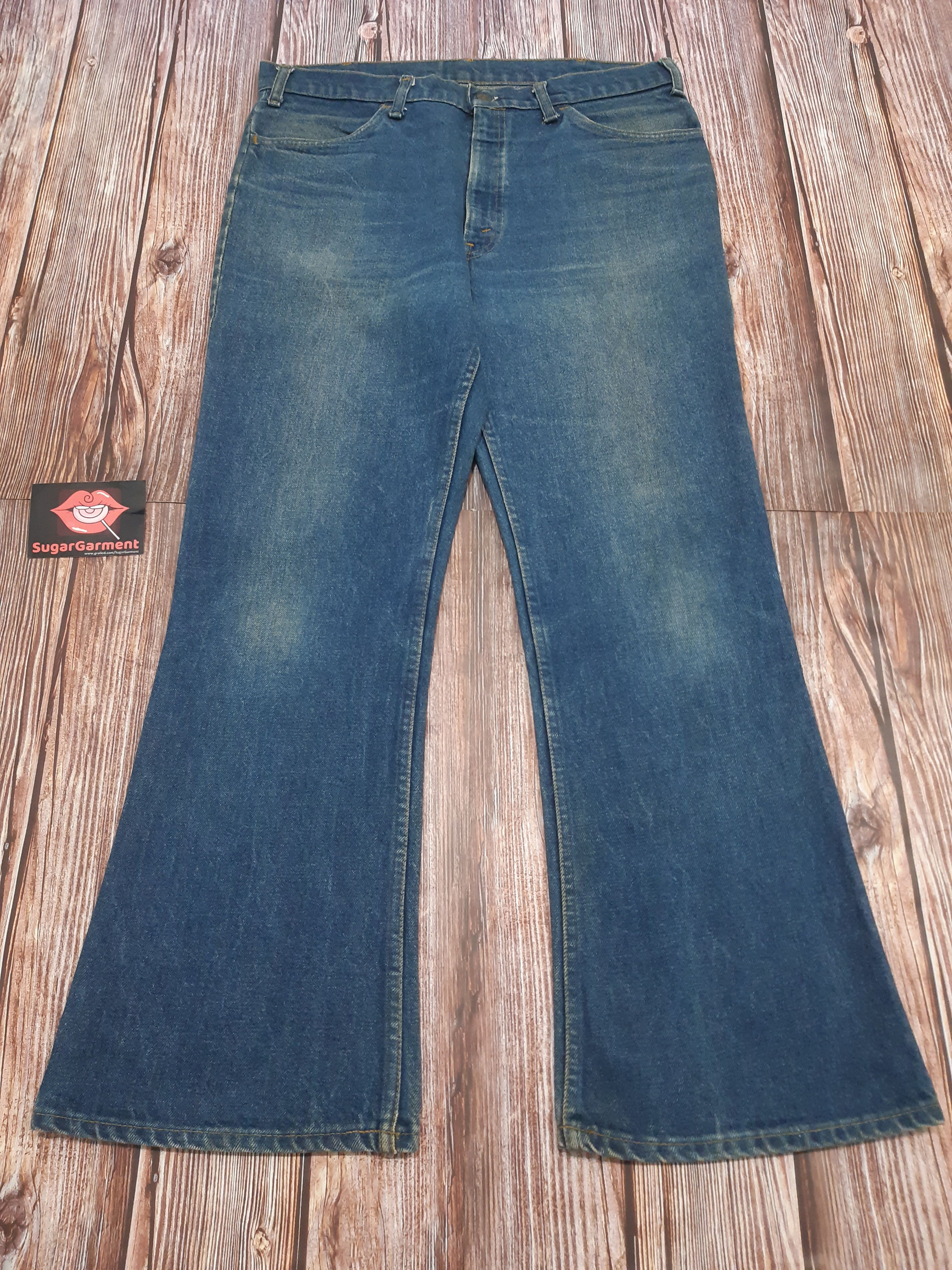 Levis 646 Bell Bottom Flare Orange Tab Talon Jeans