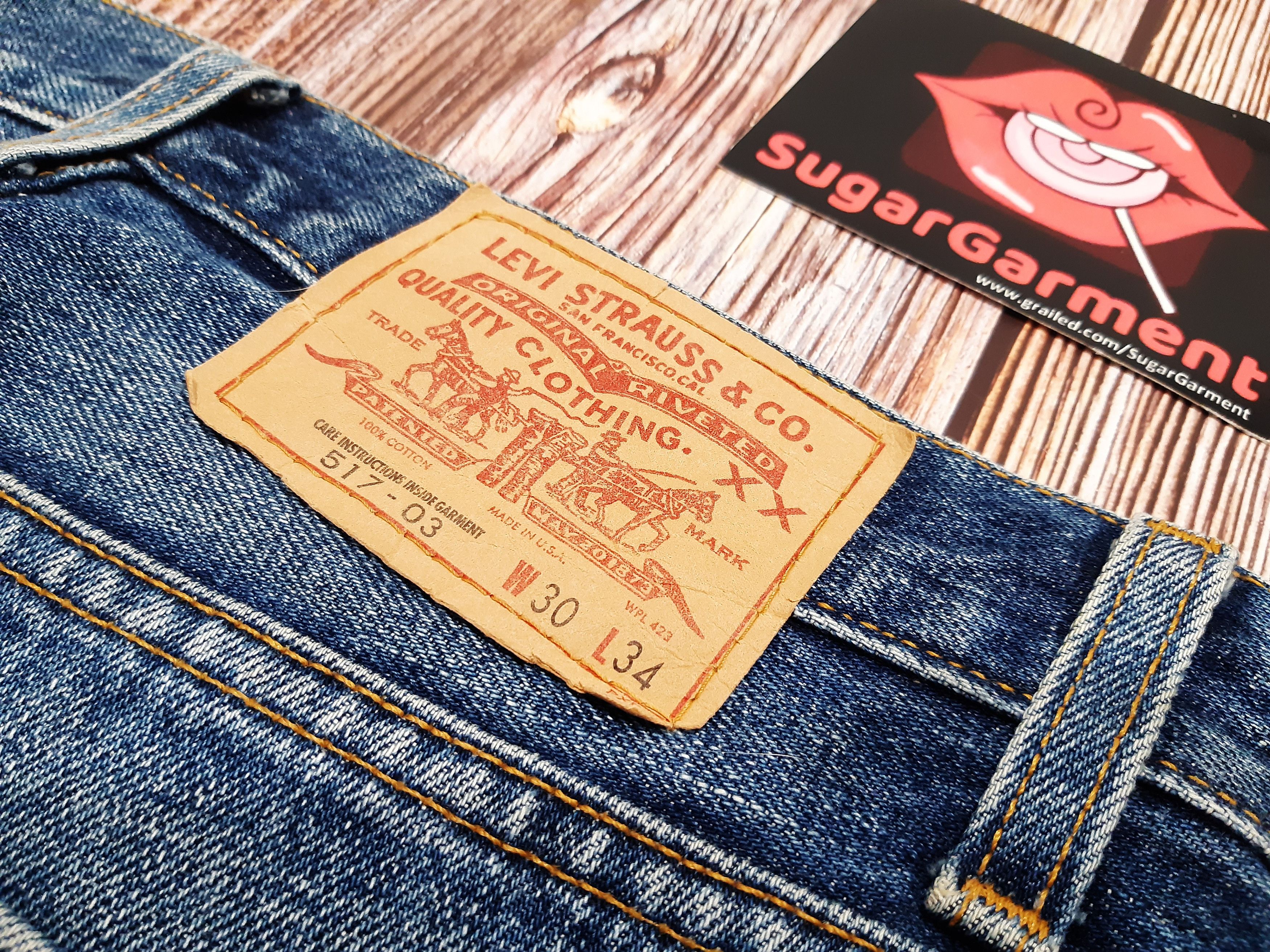 Levi's × Vintage Levis 517 Jeans Bootcut Vintage Size US 30 / EU 46 - 12 Thumbnail
