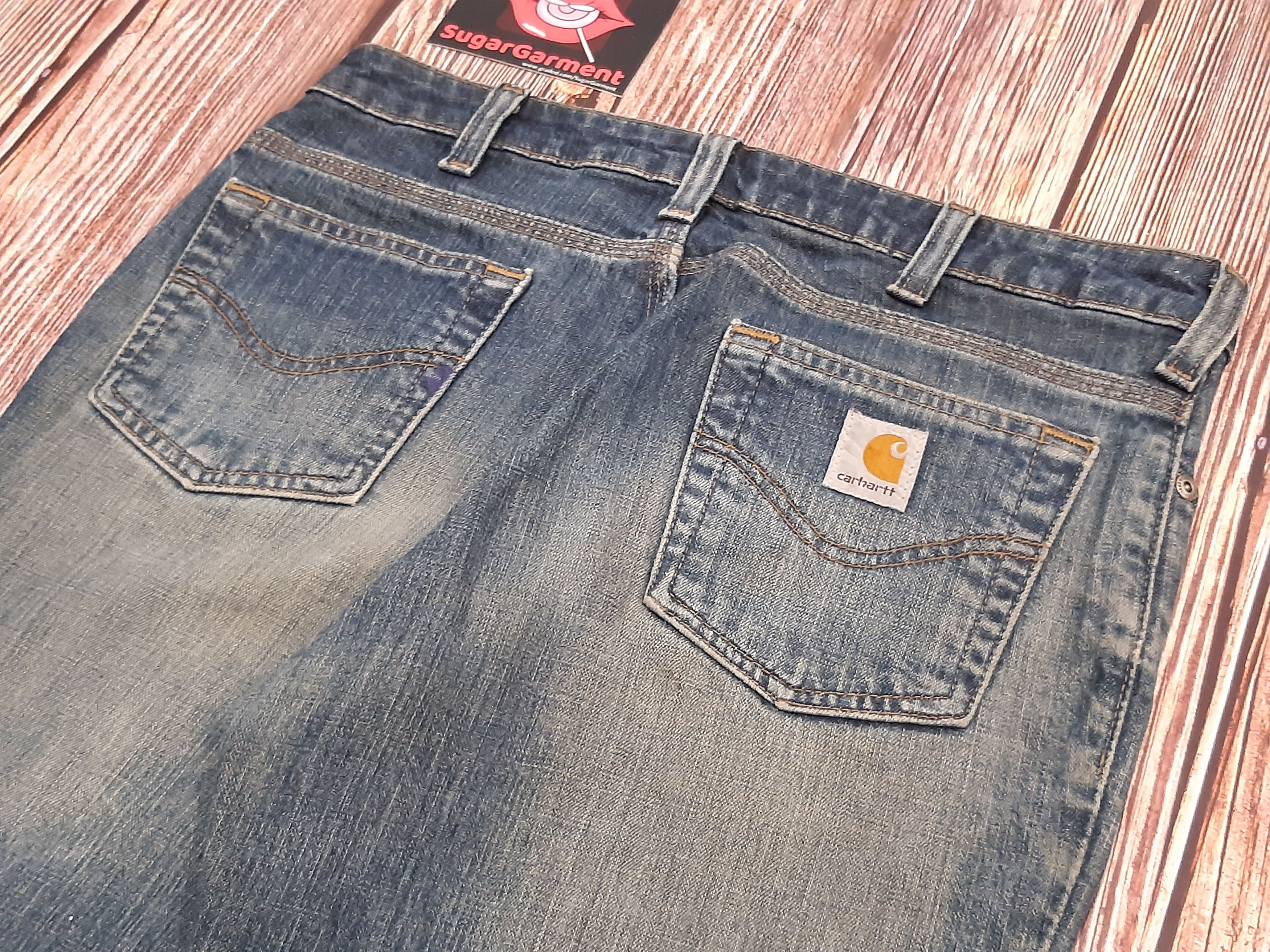 Carhartt × Vintage Carhartt Jeans Bootcut Flare Vintage Size 31" - 16 Thumbnail