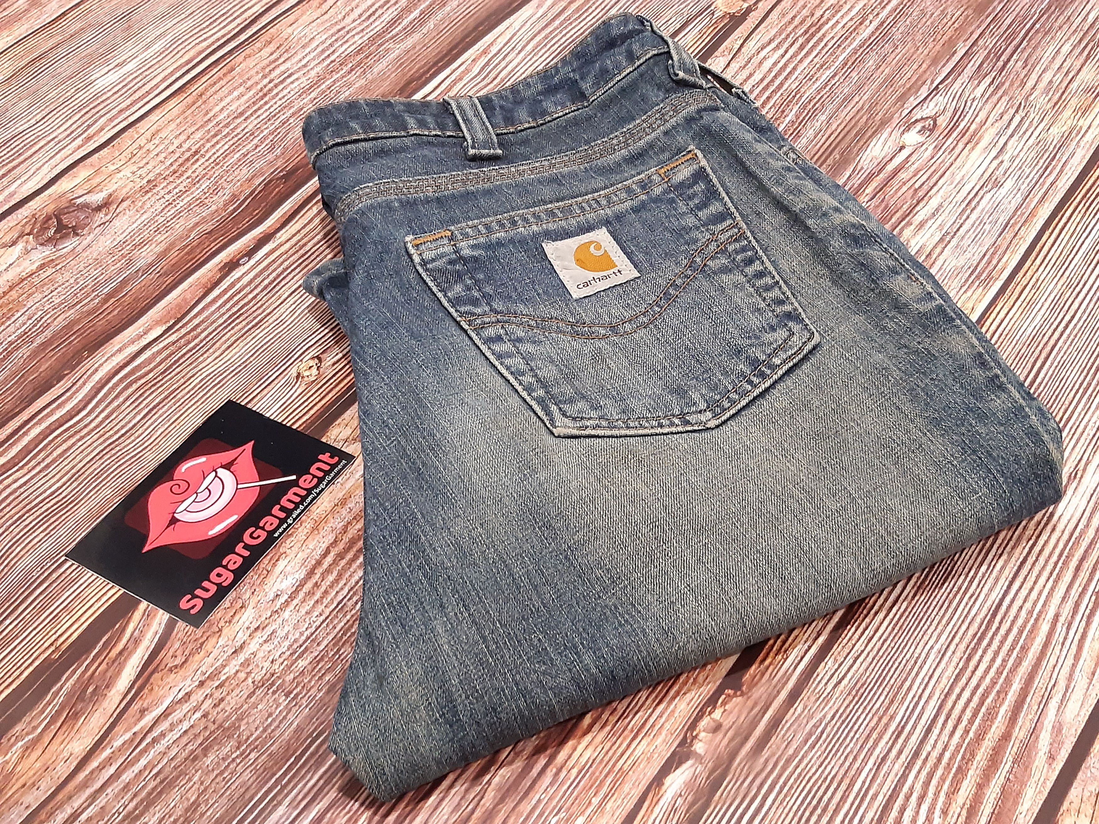 Carhartt × Vintage Carhartt Jeans Bootcut Flare Vintage Size 31" - 22 Thumbnail