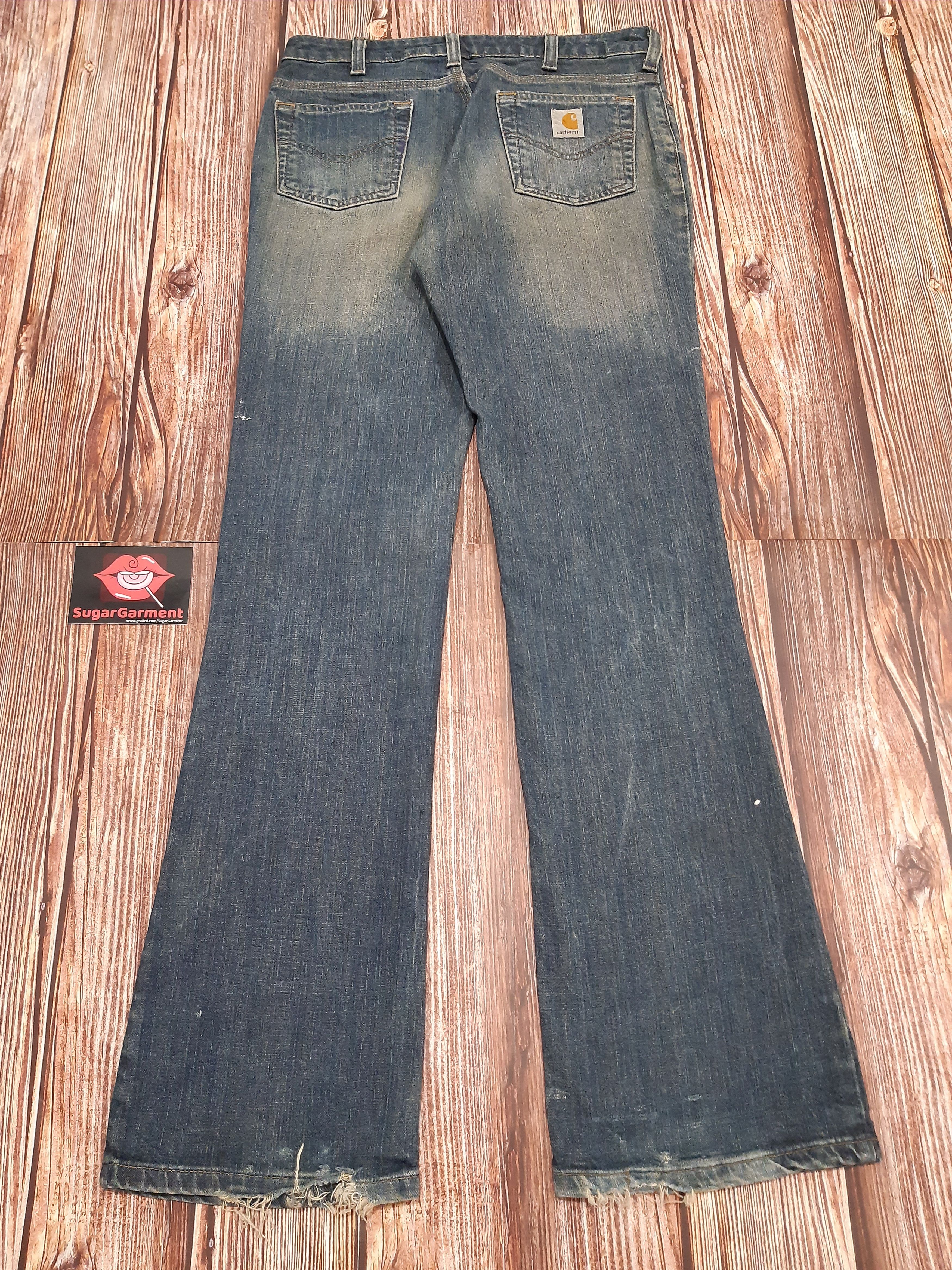 Carhartt × Vintage Carhartt Jeans Bootcut Flare Vintage Size 31" - 12 Thumbnail