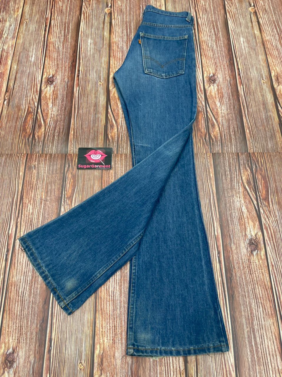 Levi's Levis 646 Bell Bottom Flare Bootcut TALON USA Jeans Size US 28 / EU 44 - 2 Thumbnail