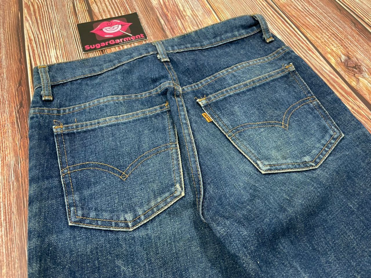Levi's Levis 646 Bell Bottom Flare Bootcut Orange Tab Jeans Size US 29 - 5 Thumbnail
