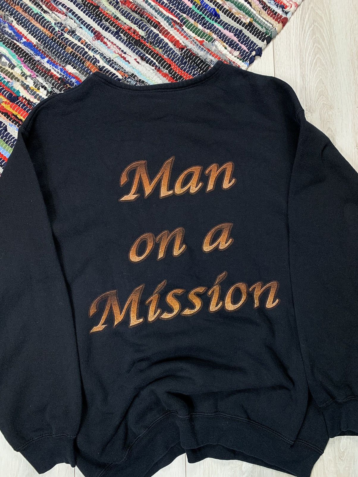 Band Tees × Vintage Vintage 90s Gamma Ray Sweatshirt Crewneck Man On a Mission Size US XL / EU 56 / 4 - 4 Thumbnail