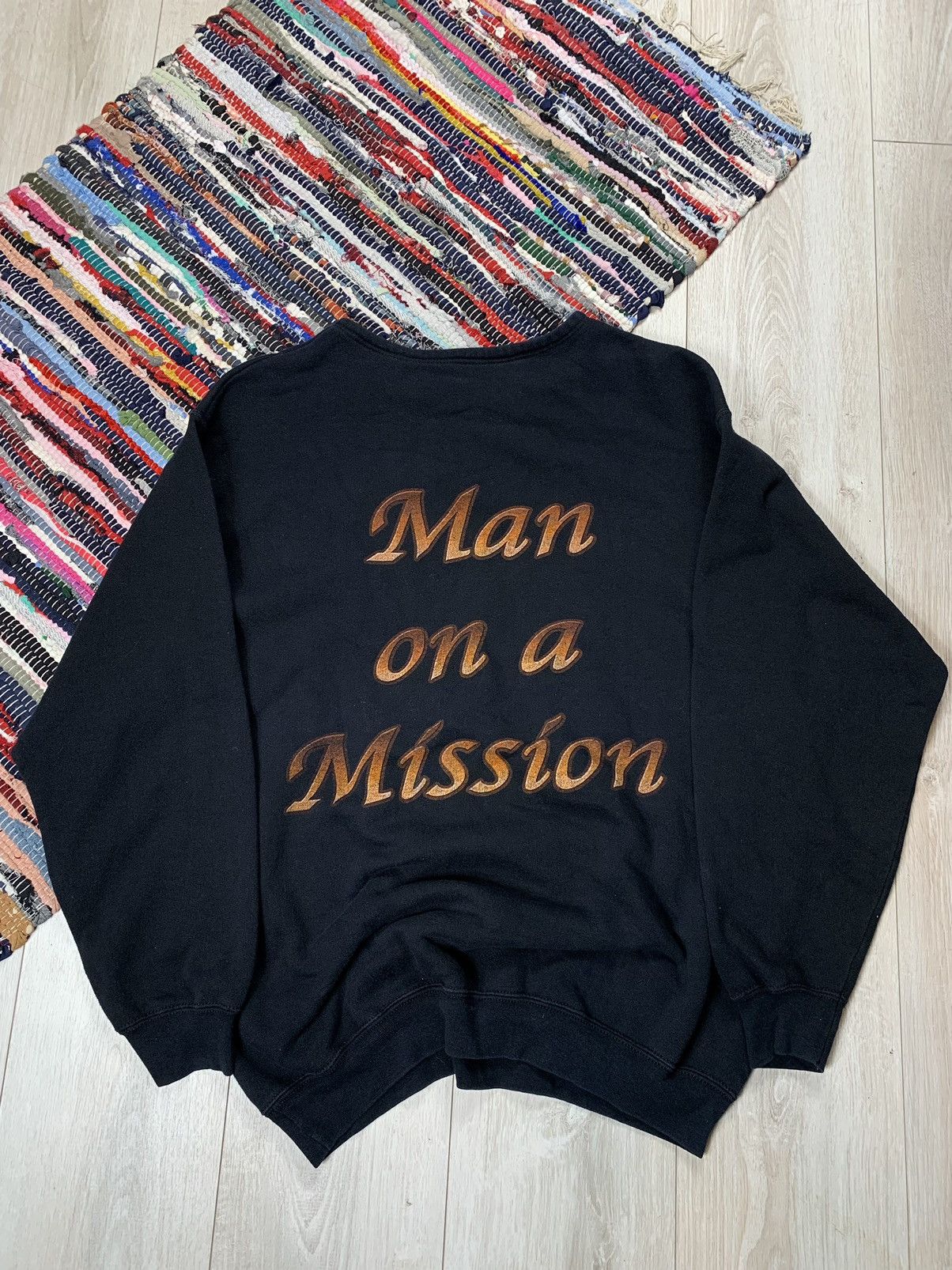 Band Tees × Vintage Vintage 90s Gamma Ray Sweatshirt Crewneck Man On a Mission Size US XL / EU 56 / 4 - 2 Thumbnail
