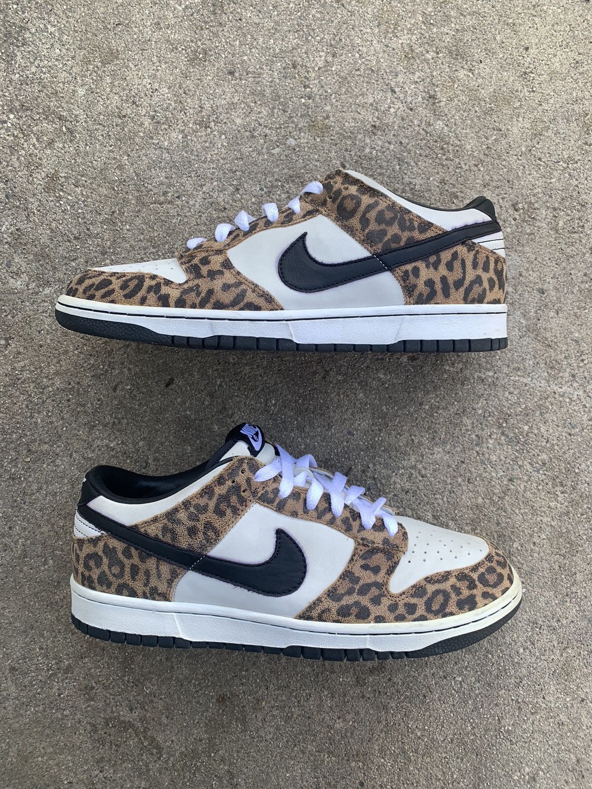 image of Nike Dunk Low 2007 Prm Animal Pack Brown Shoes in White, Men's (Size 10)