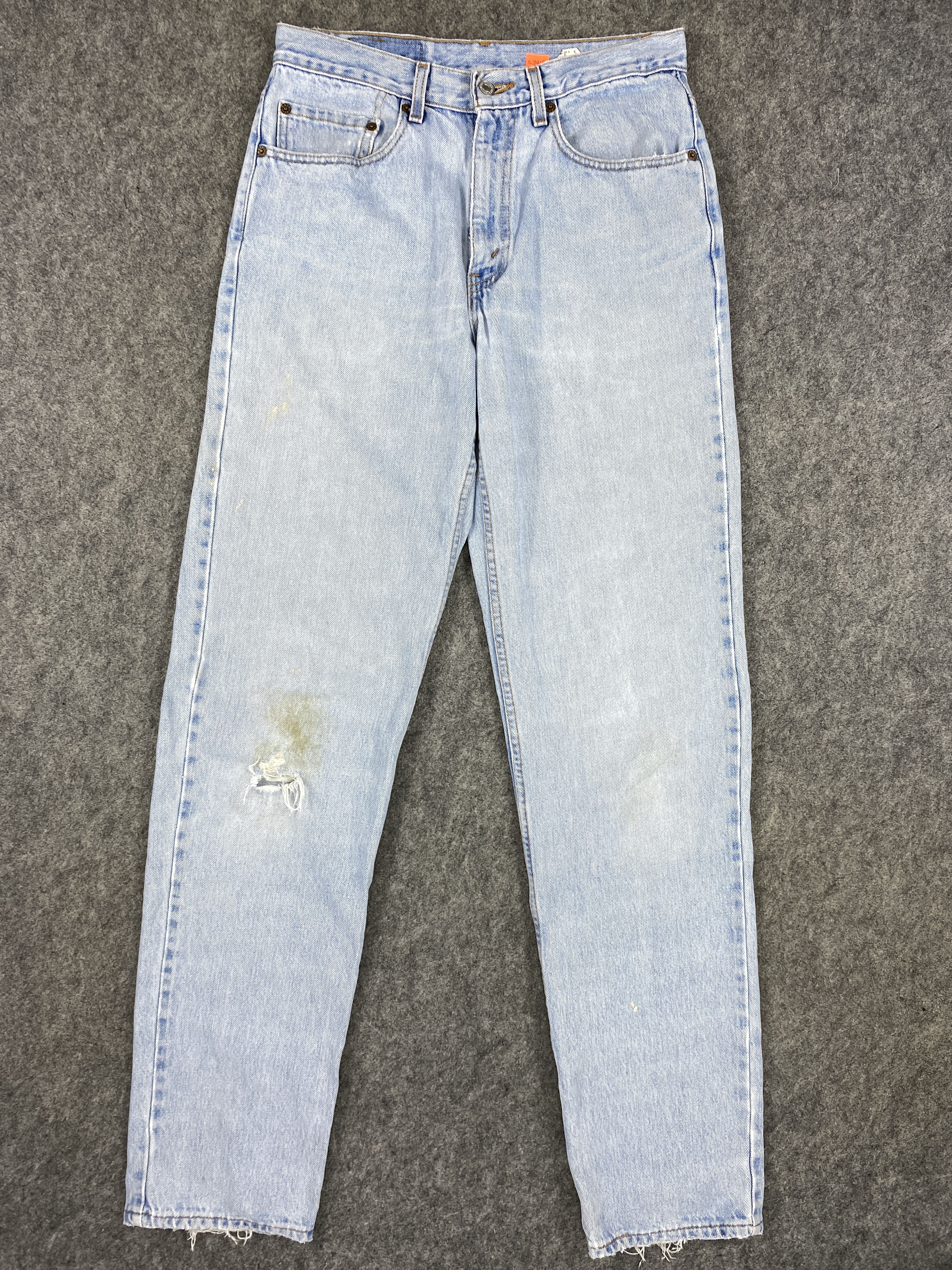 Levi's Light Blue Wash Vintage Levi's 550 30x35.5 Denim -SJ016 Size US 30 / EU 46 - 1 Thumbnail