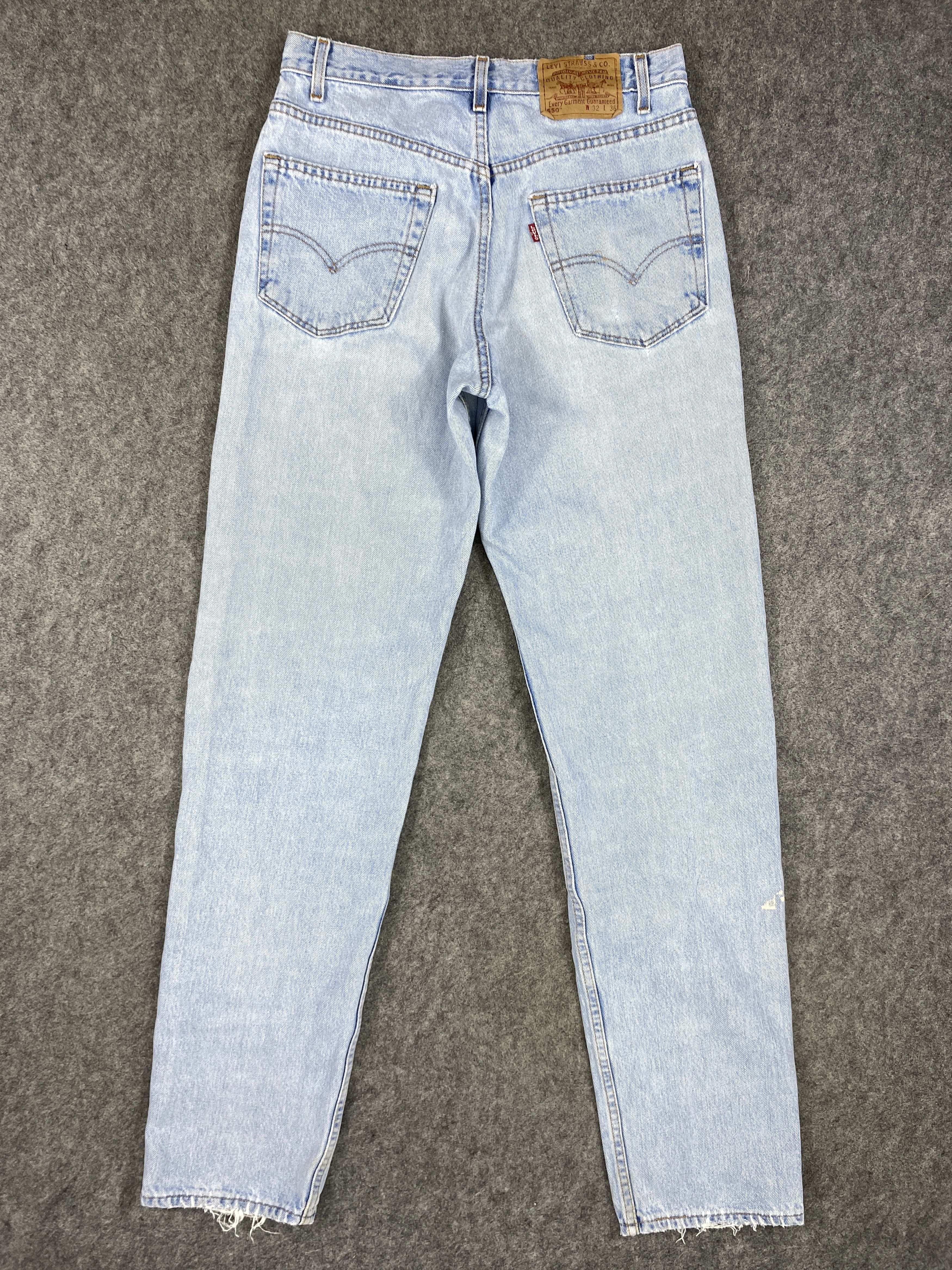 Levi's Light Blue Wash Vintage Levi's 550 30x35.5 Denim -SJ016 Size US 30 / EU 46 - 2 Thumbnail