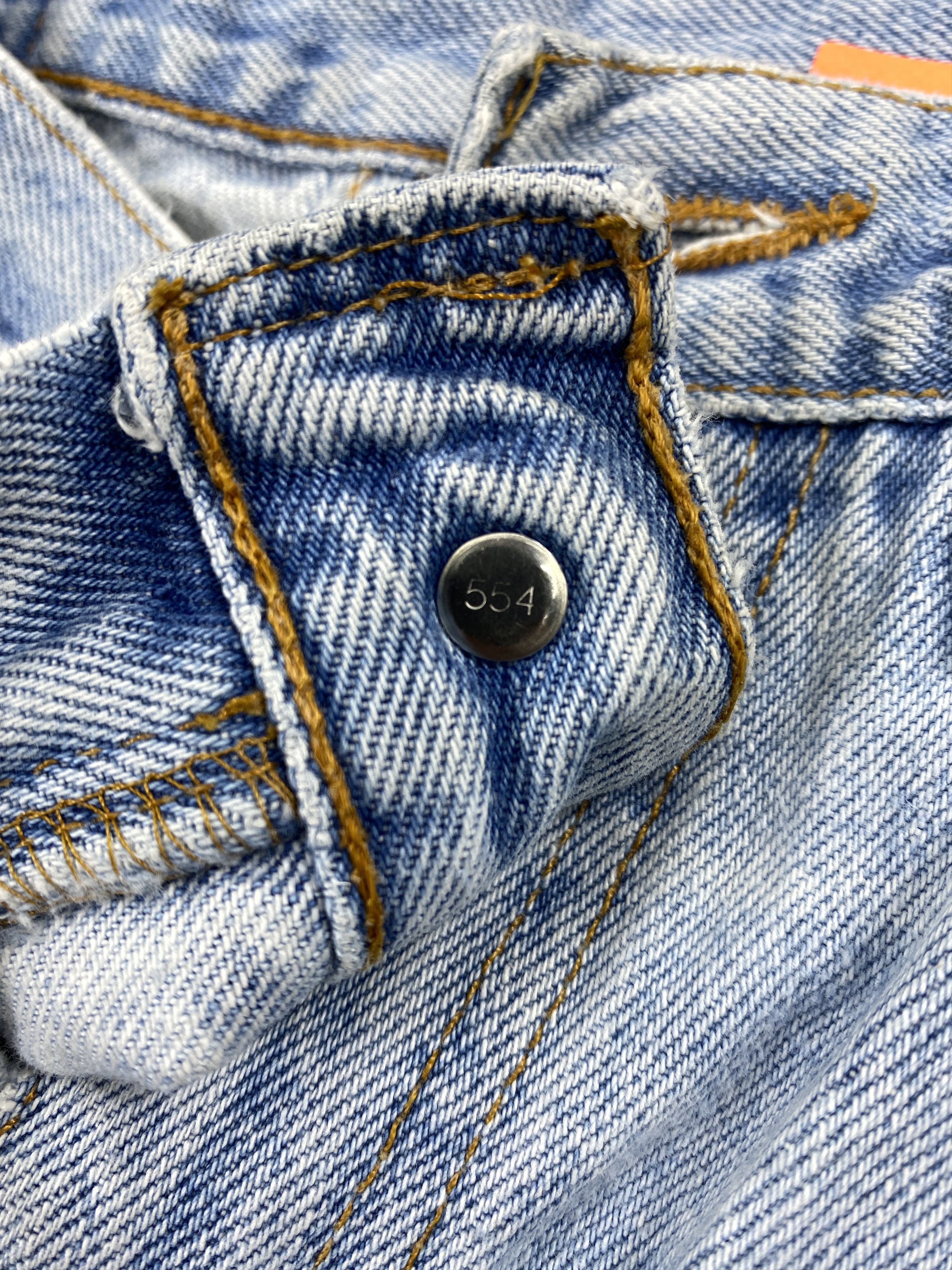 Levi's Light Blue Wash Vintage Levi's 550 30x35.5 Denim -SJ016 Size US 30 / EU 46 - 7 Thumbnail