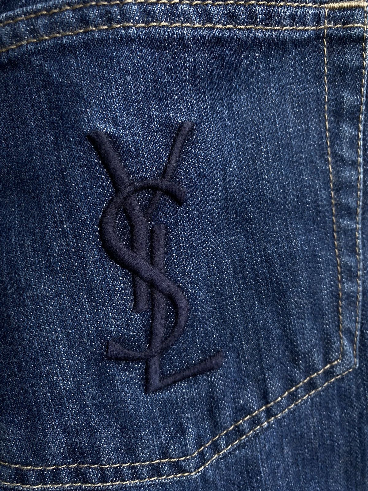 Yves Saint Laurent 36x30 YSL Jeans Denim Pants Size US 36 / EU 52 - 7 Thumbnail