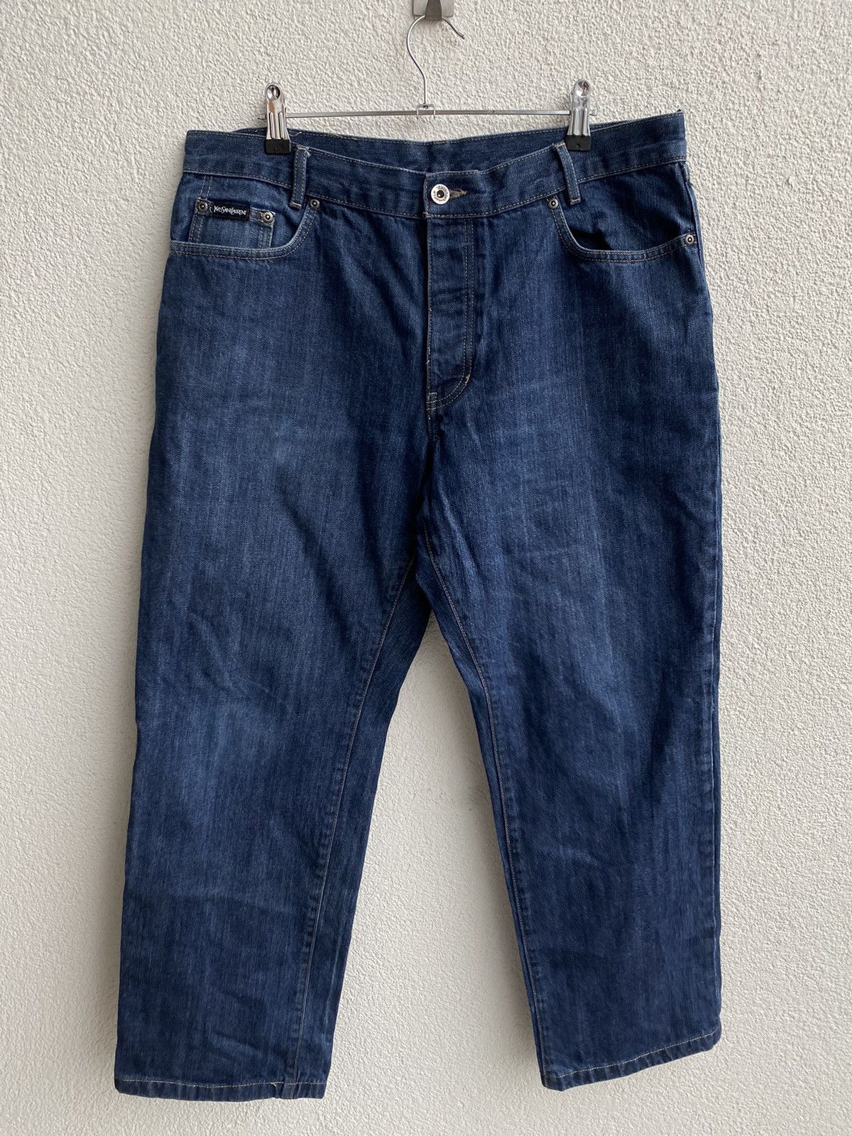 Yves Saint Laurent 36x30 YSL Jeans Denim Pants Size US 36 / EU 52 - 3 Thumbnail